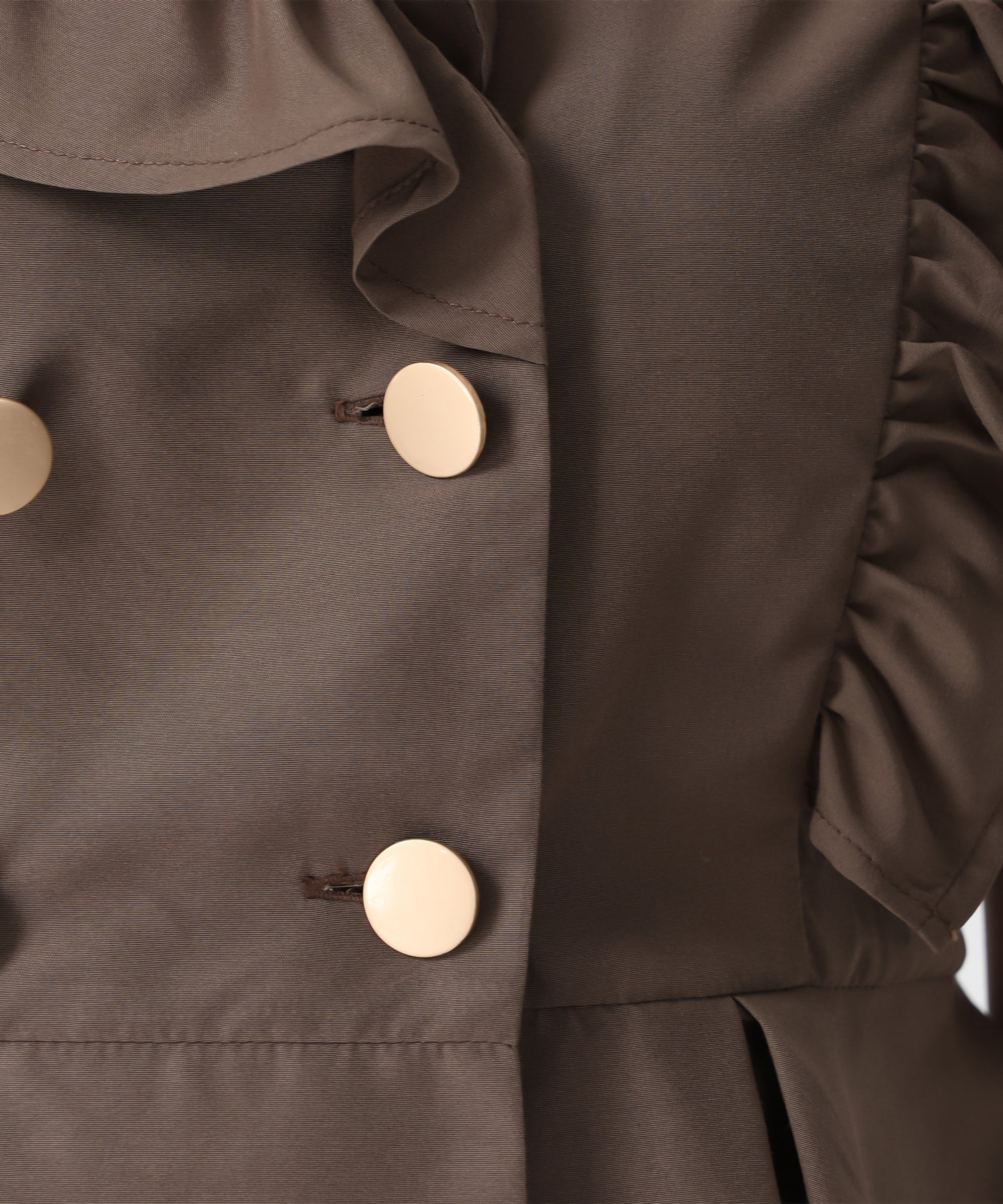 トランテアン ソン ドゥ モード 31 Sons de mode 2025秋冬新作 フリルペプラムブラウス (YELLOW) YELLOW