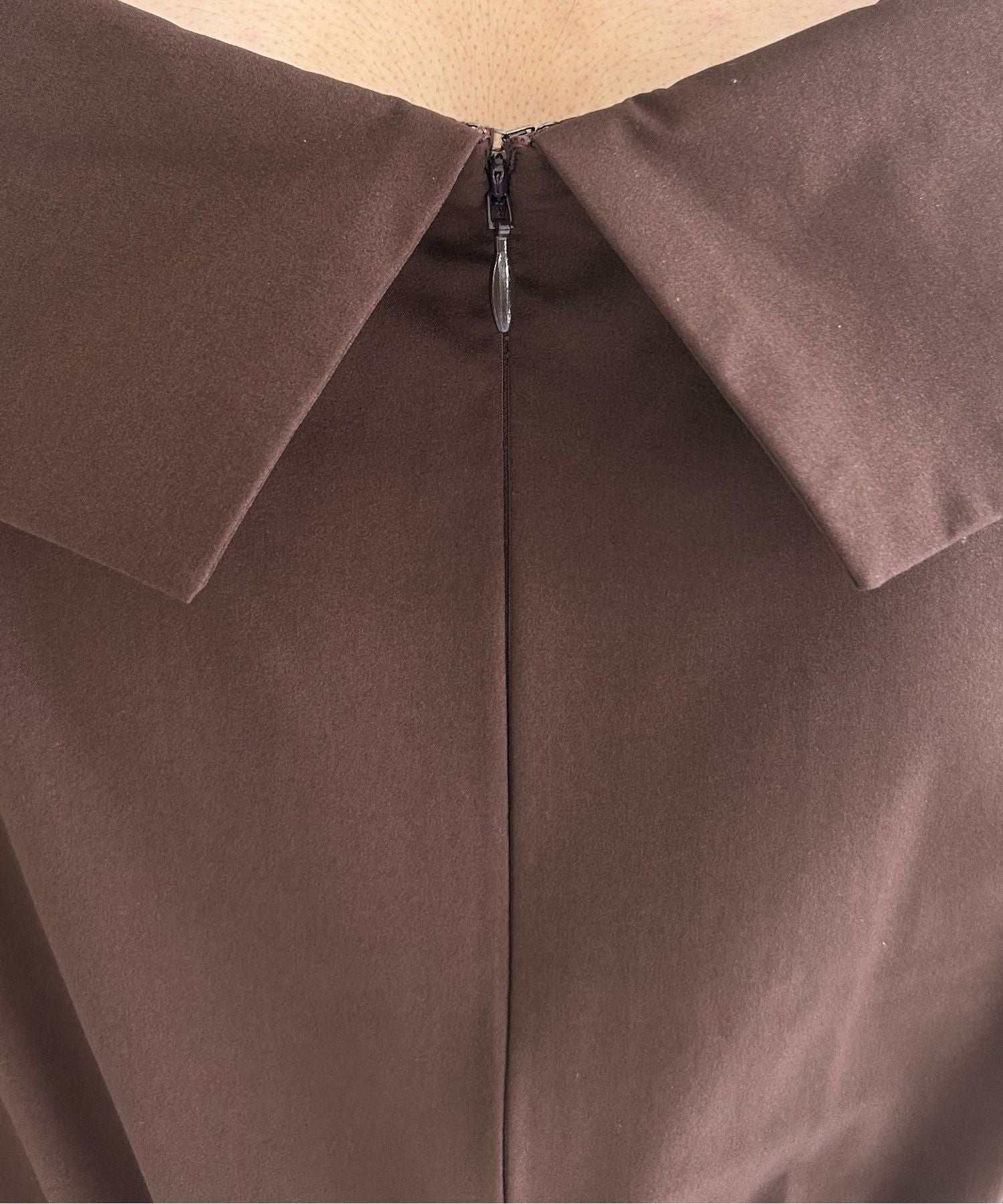 トランテアン ソン ドゥ モード 31 Sons de mode 2025秋冬新作 カシュクールワンピース TT537405 (BROWN) BROWN