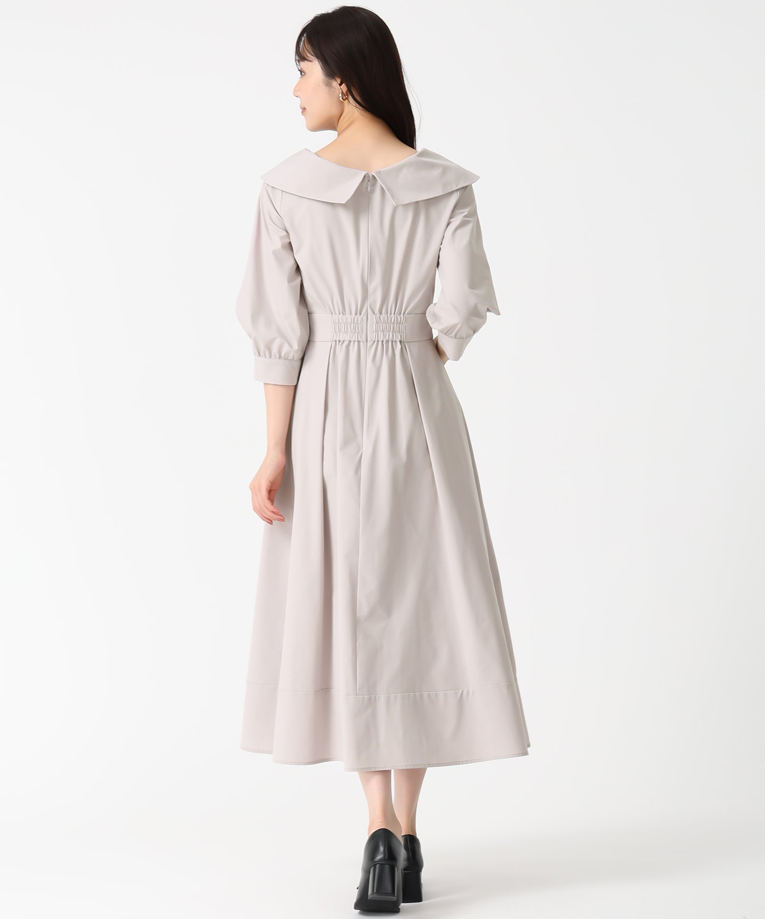 トランテアン ソン ドゥ モード 31 Sons de mode 2025秋冬新作 カシュクールワンピース TT537405 (BROWN) BROWN