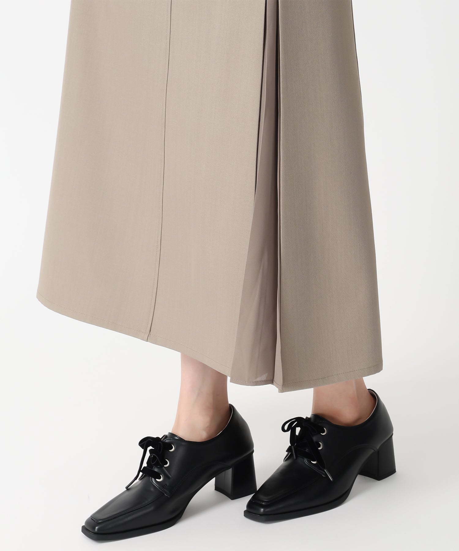 トランテアン ソン ドゥ モード 31 Sons de mode 2025秋冬新作 トレンチ風キャミワンピース TT537408 (BROWN) BROWN