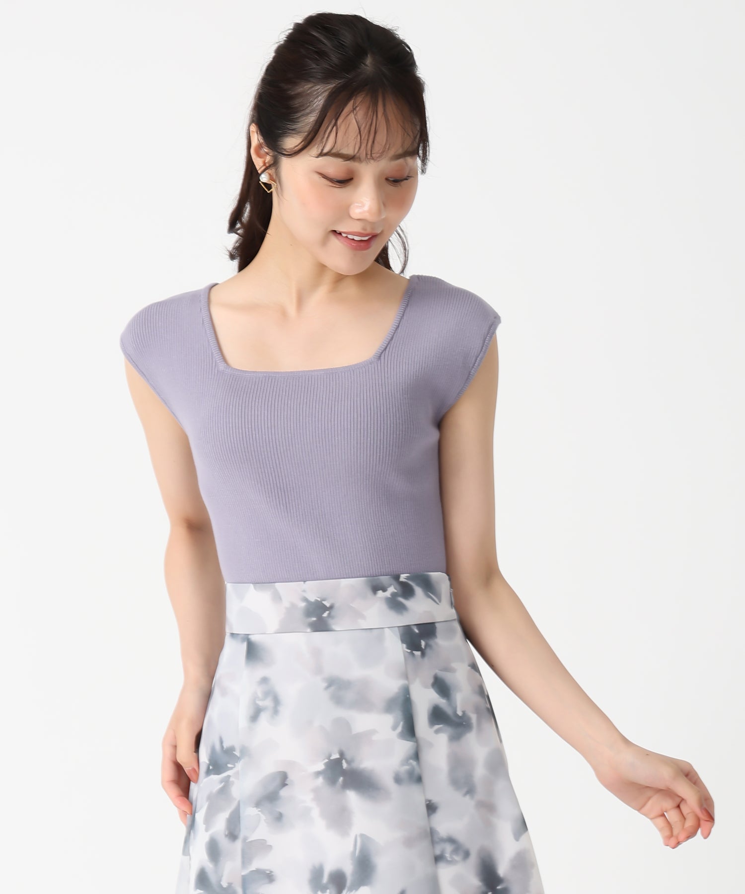 トランテアン ソン ドゥ モード 31 Sons de mode 2025秋冬新作 アンサンブルニット TT538405 (BLUE) BLUE