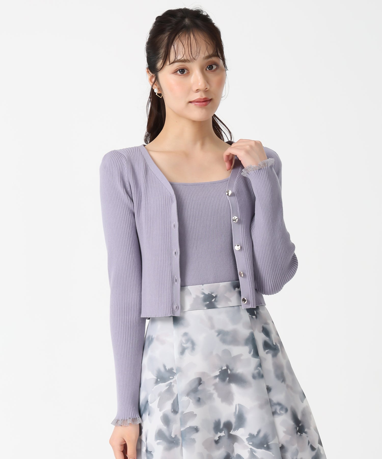 トランテアン ソン ドゥ モード 31 Sons de mode 2025秋冬新作 アンサンブルニット TT538405 (BLUE) BLUE