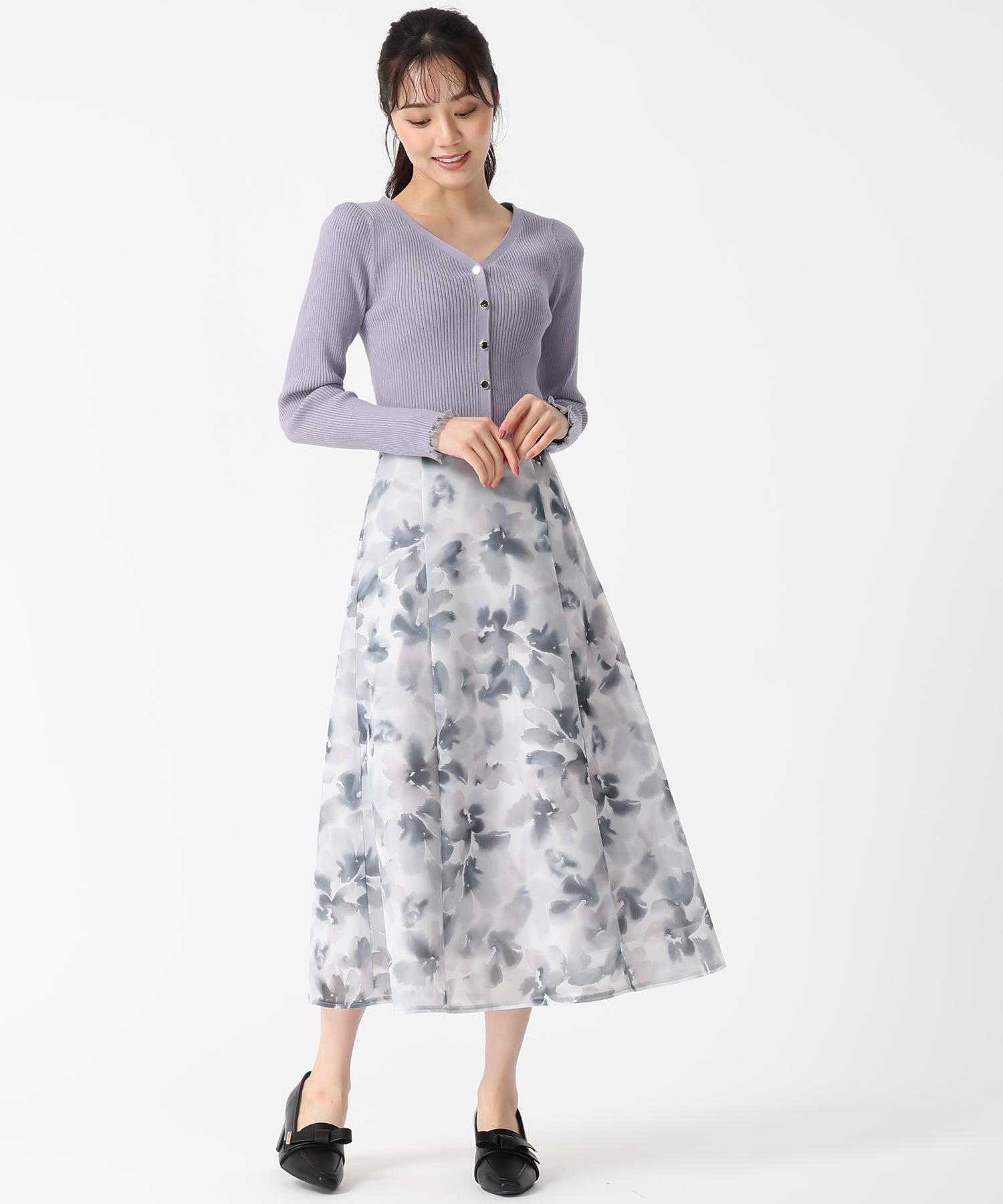 トランテアン ソン ドゥ モード 31 Sons de mode 2025秋冬新作 アンサンブルニット TT538405 (BLUE) BLUE