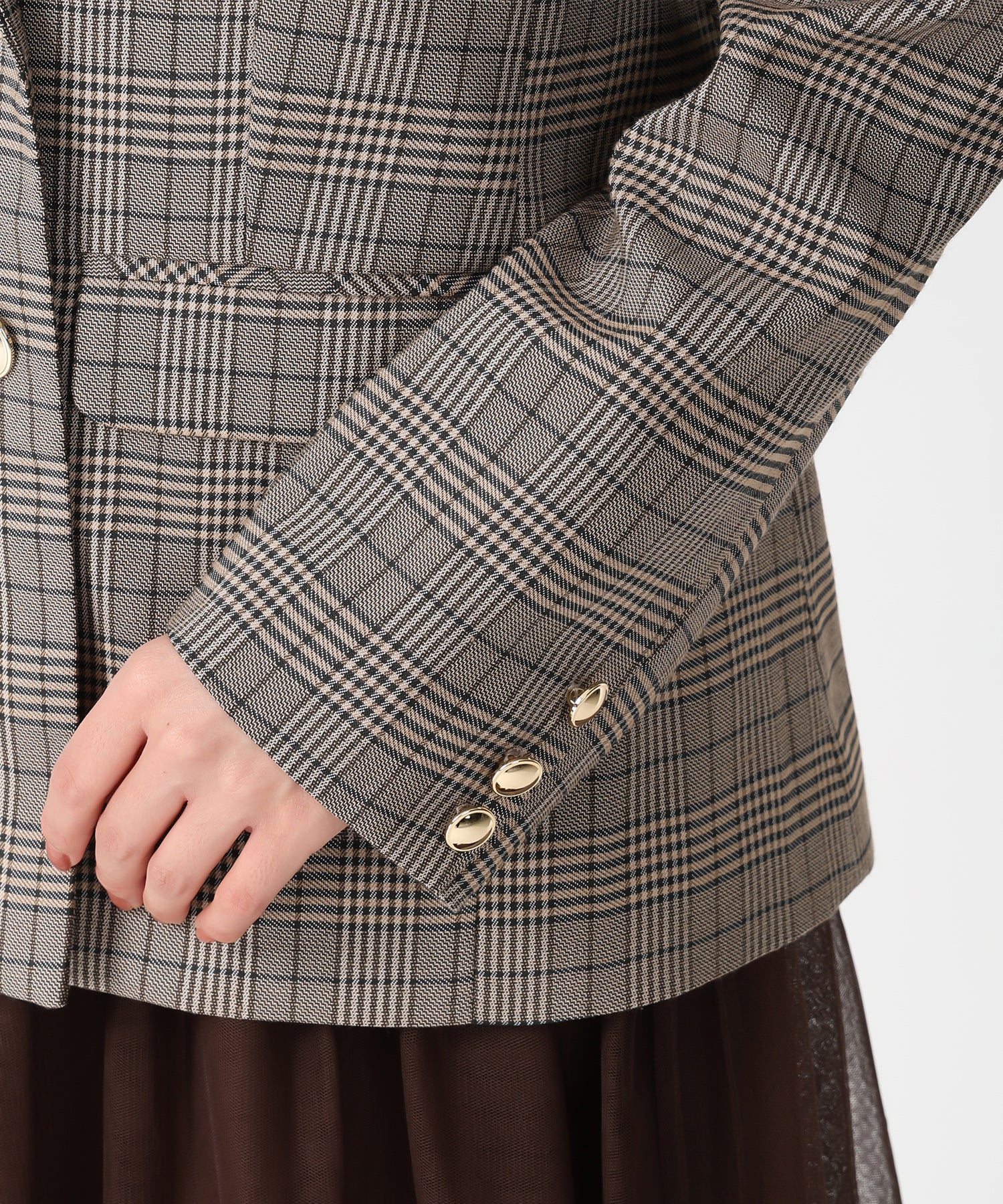 トランテアン ソン ドゥ モード 31 Sons de mode 2025秋冬新作 テーラードジャケット TT538502 (BEIGE) BEIGE