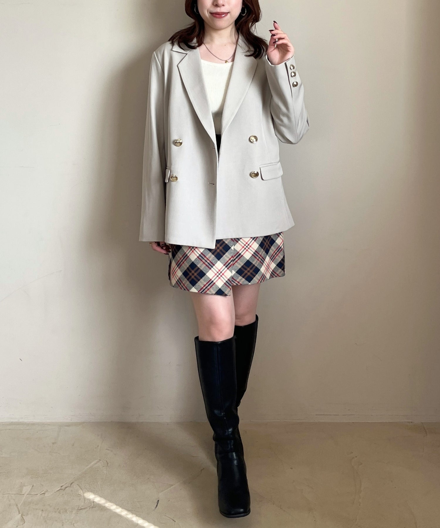 トランテアン ソン ドゥ モード 31 Sons de mode 2025秋冬新作 テーラードジャケット TT538502 (BEIGE) BEIGE