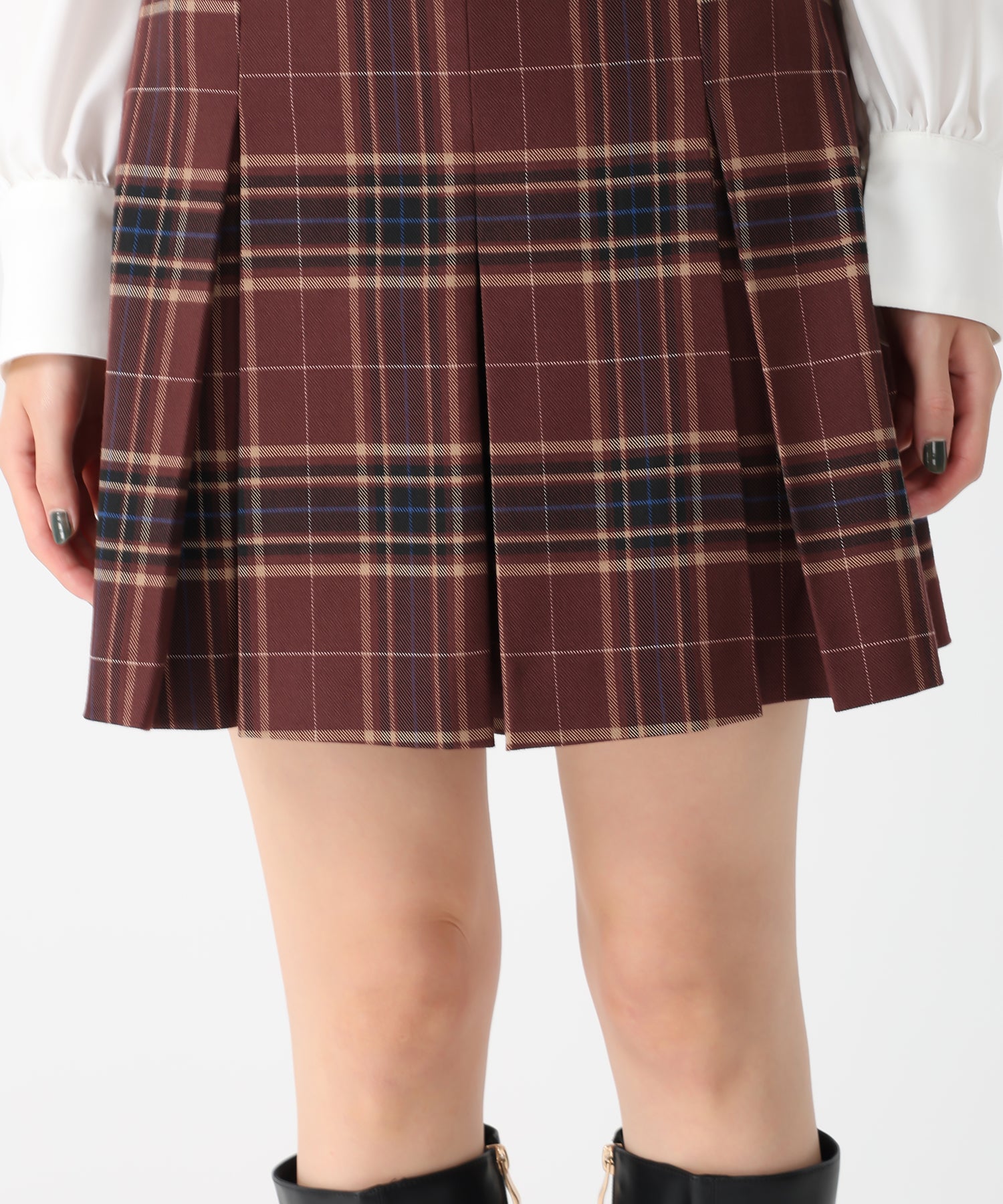 トランテアン ソン ドゥ モード 31 Sons de mode 2025秋冬新作 ベルト付きタックスカショーパン TT537306 (BEIGE) BEIGE