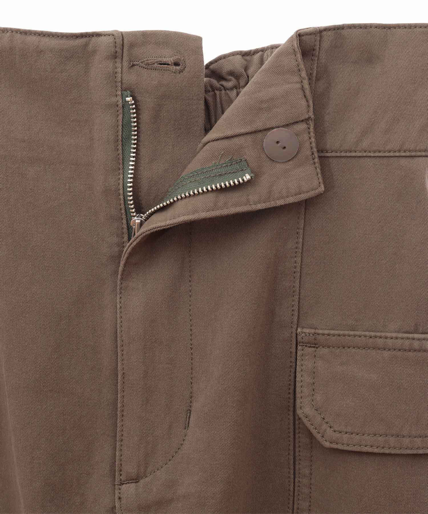 トランテアン ソン ドゥ モード 31 Sons de mode ベルテッドカーゴスカート (カーキ) KHAKI