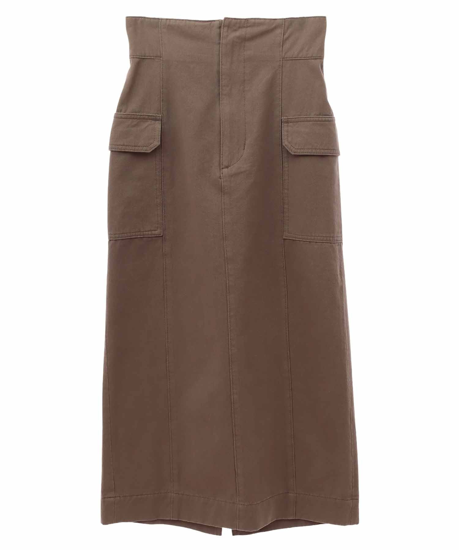 トランテアン ソン ドゥ モード 31 Sons de mode ベルテッドカーゴスカート (カーキ) KHAKI