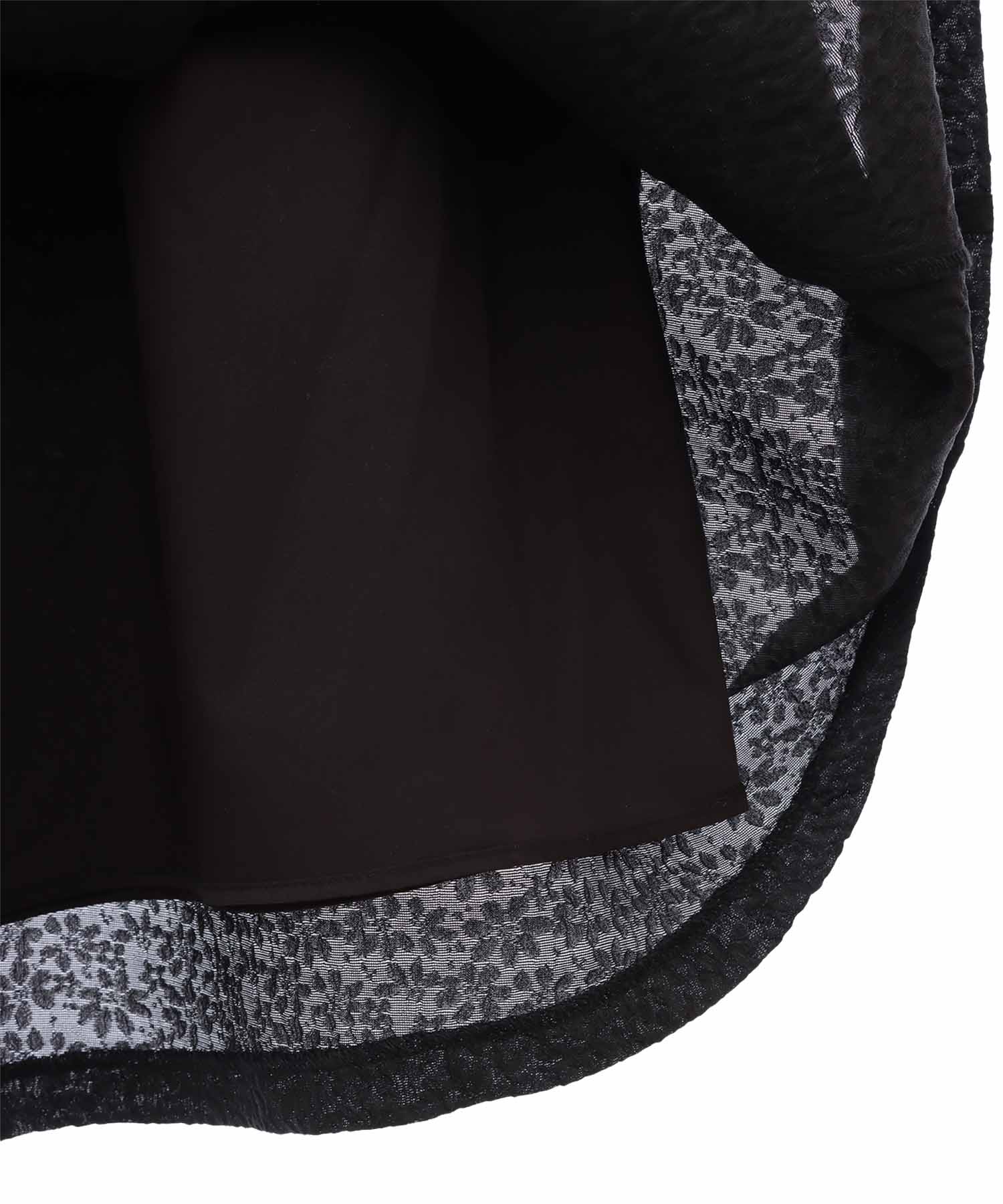 トランテアン ソン ドゥ モード 31 Sons de mode ジャカードレースアップスカート (オフホワイト) OFF-WHITE