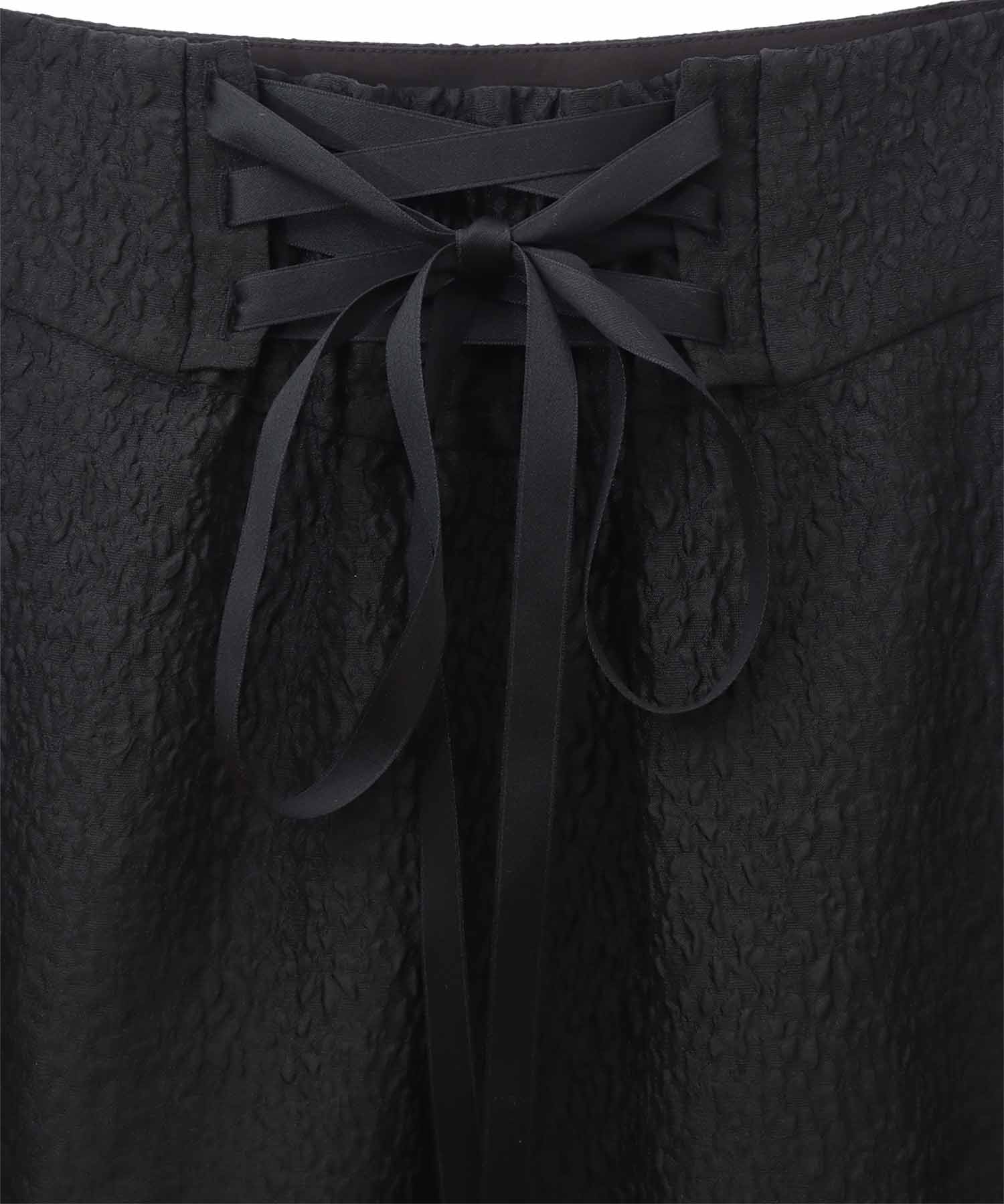 トランテアン ソン ドゥ モード 31 Sons de mode ジャカードレースアップスカート (オフホワイト) OFF-WHITE