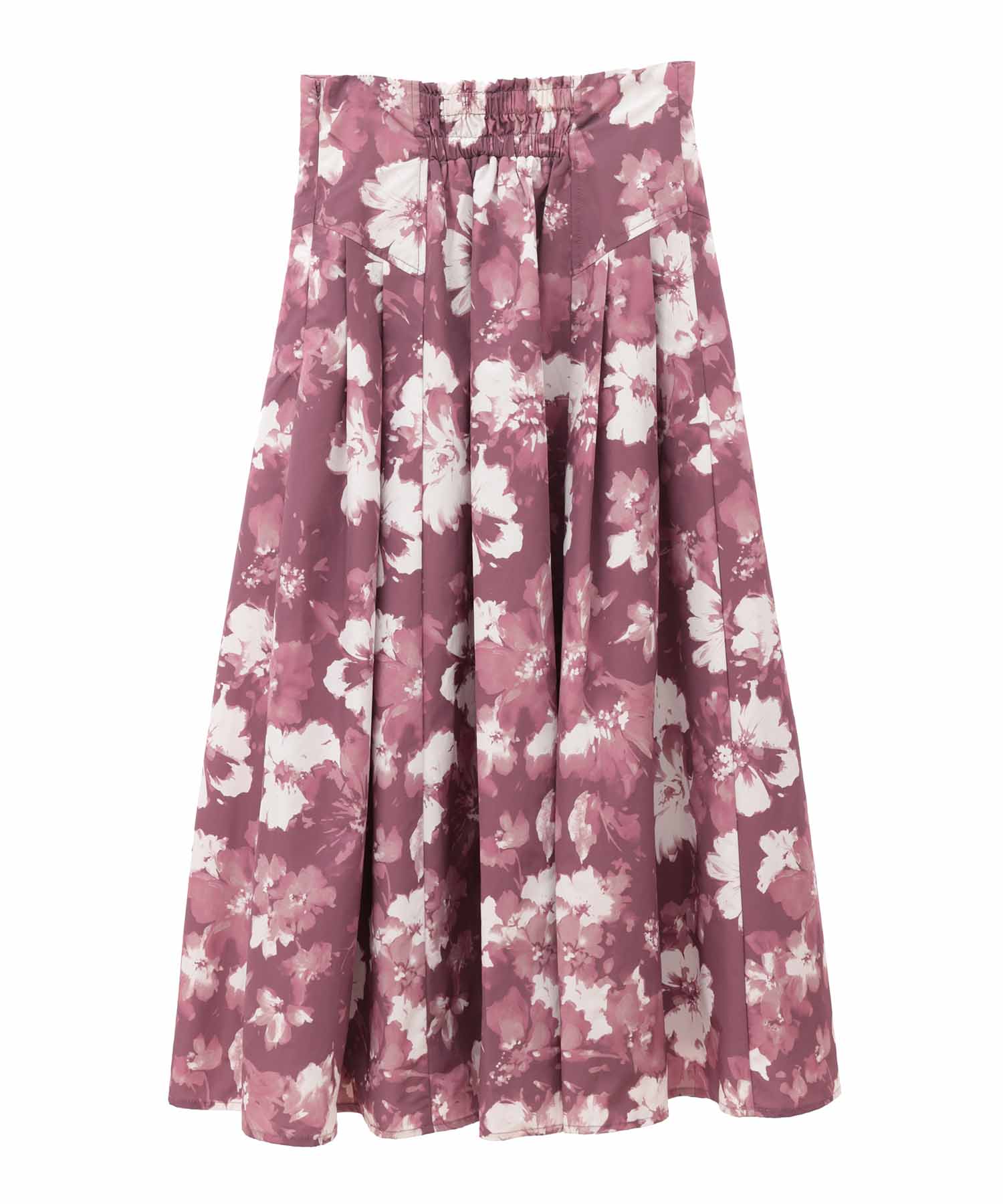 トランテアン ソン ドゥ モード 31 Sons de mode 花柄フレアスカート (ブルー) BLUE