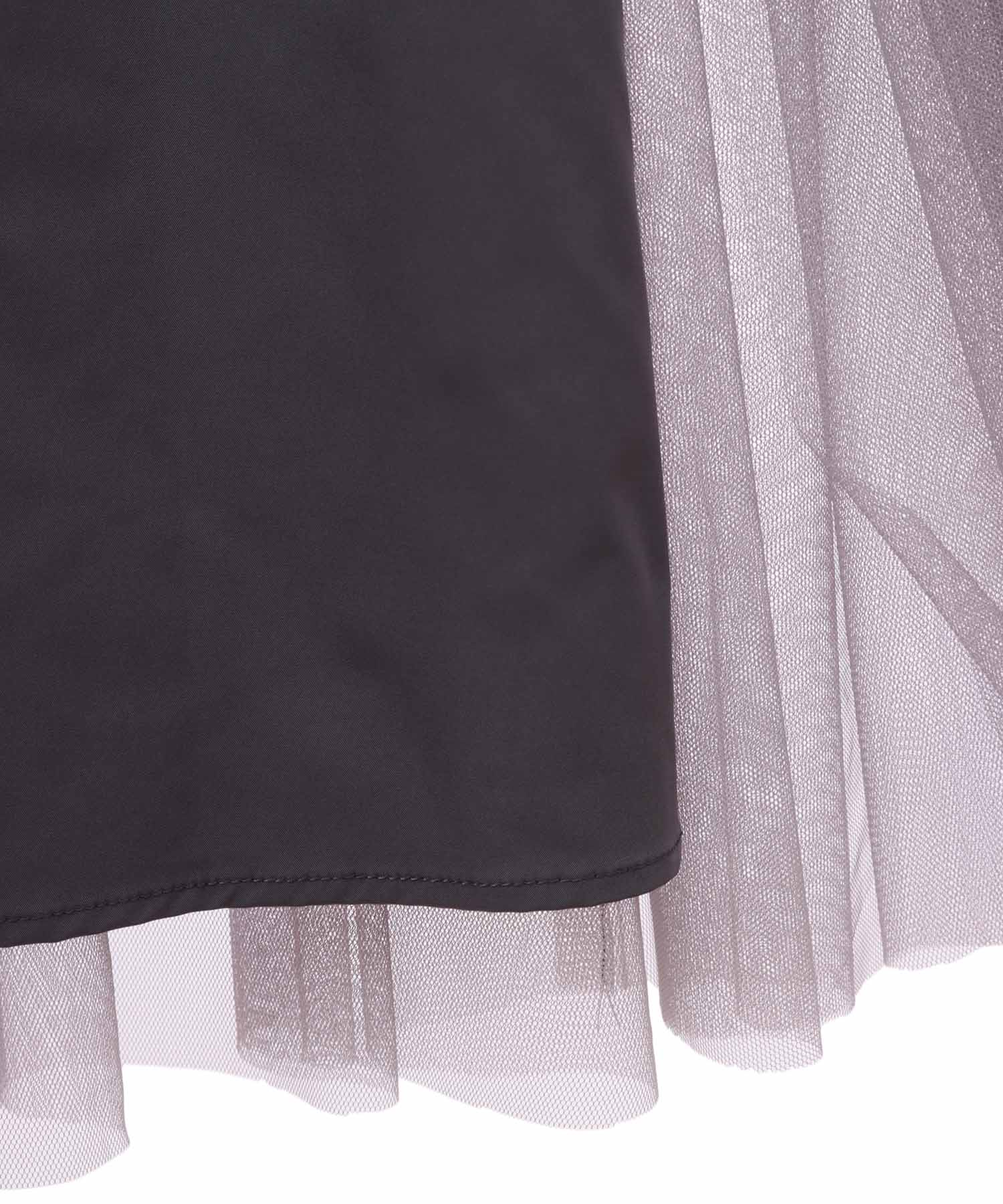 トランテアン ソン ドゥ モード 31 Sons de mode チュール×タフタスカート (クリーム) クリーム