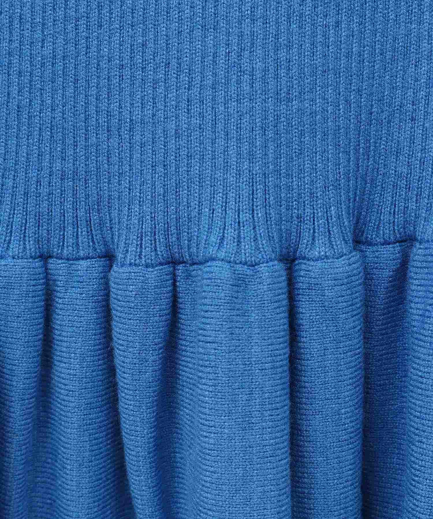 トランテアン ソン ドゥ モード 31 Sons de mode カットアウトリブニットワンピース (ボーダー) WHITE/BLACK