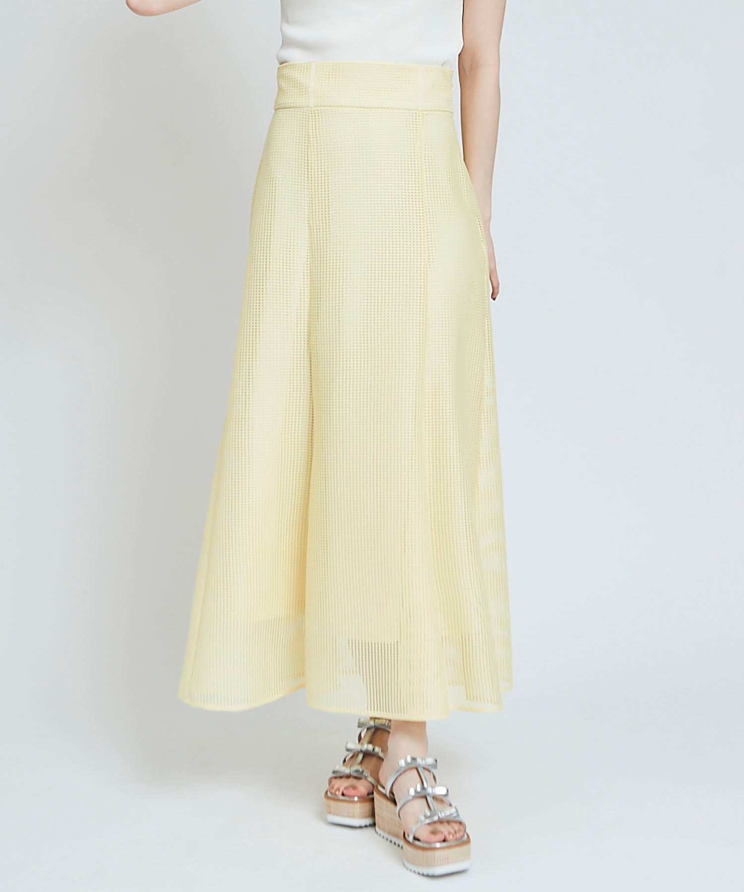 トランテアン ソン ドゥ モード 31 Sons de mode メッシュレースマーメイドスカート