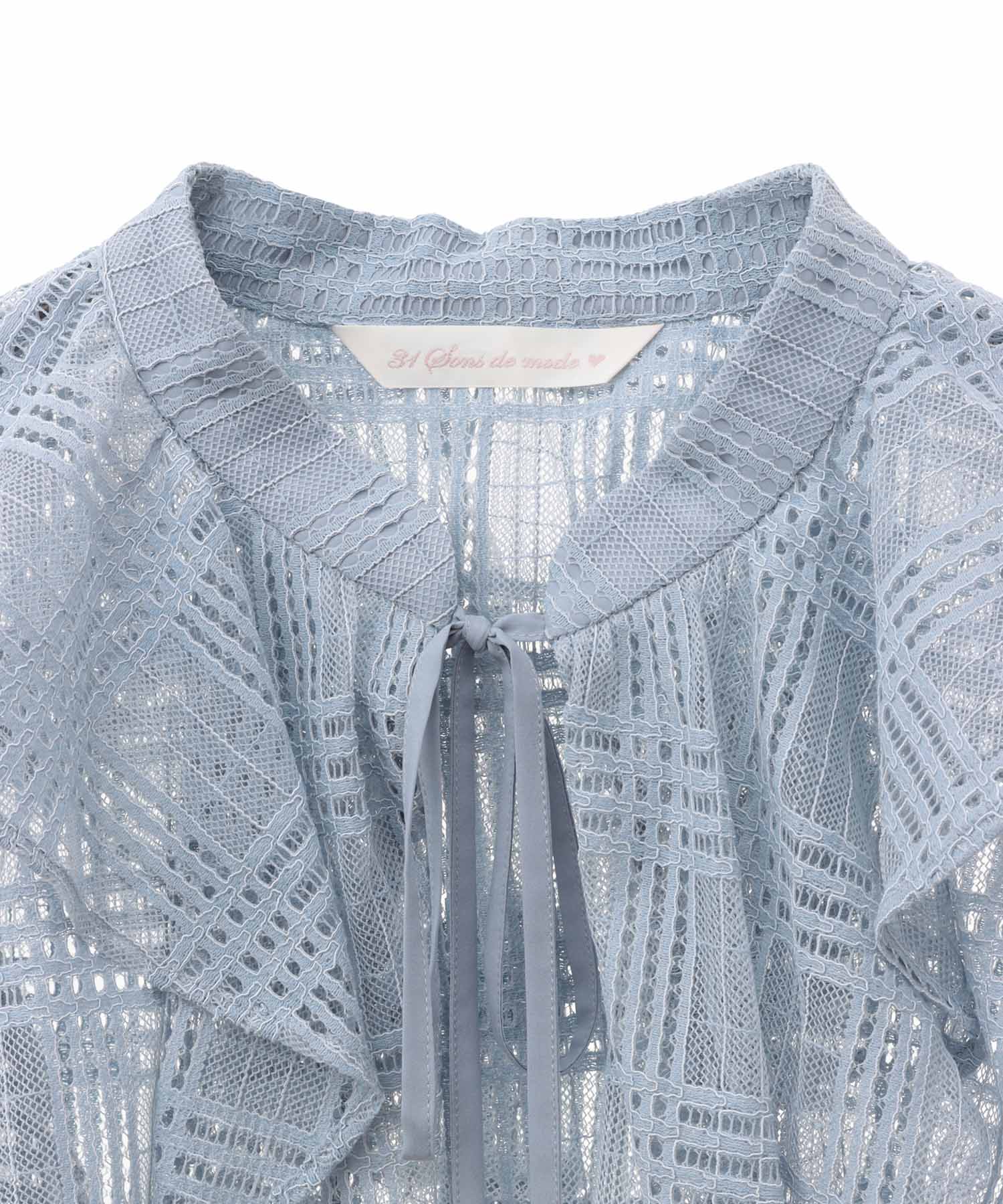 トランテアン ソン ドゥ モード 31 Sons de mode レースボレロワンピース (ライトグリーン) L.GREEN