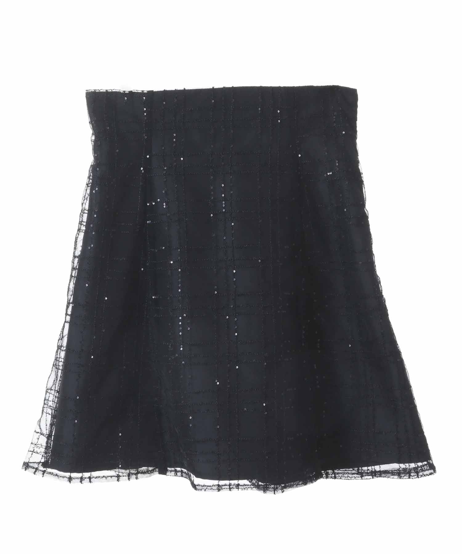 トランテアン ソン ドゥ モード 31 Sons de mode スパンコールチェックミニスカショーパン