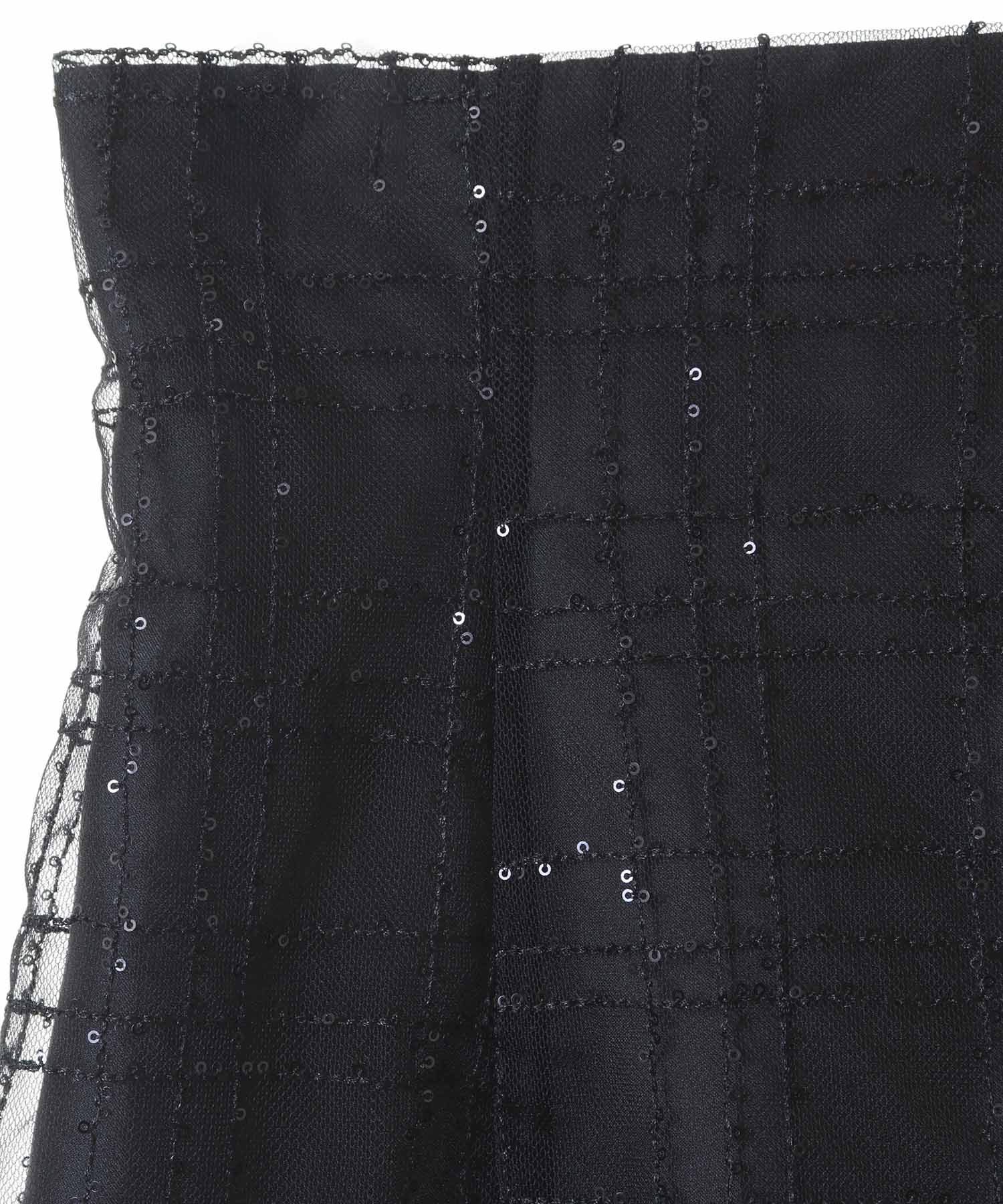 トランテアン ソン ドゥ モード 31 Sons de mode スパンコールチェックミニスカショーパン