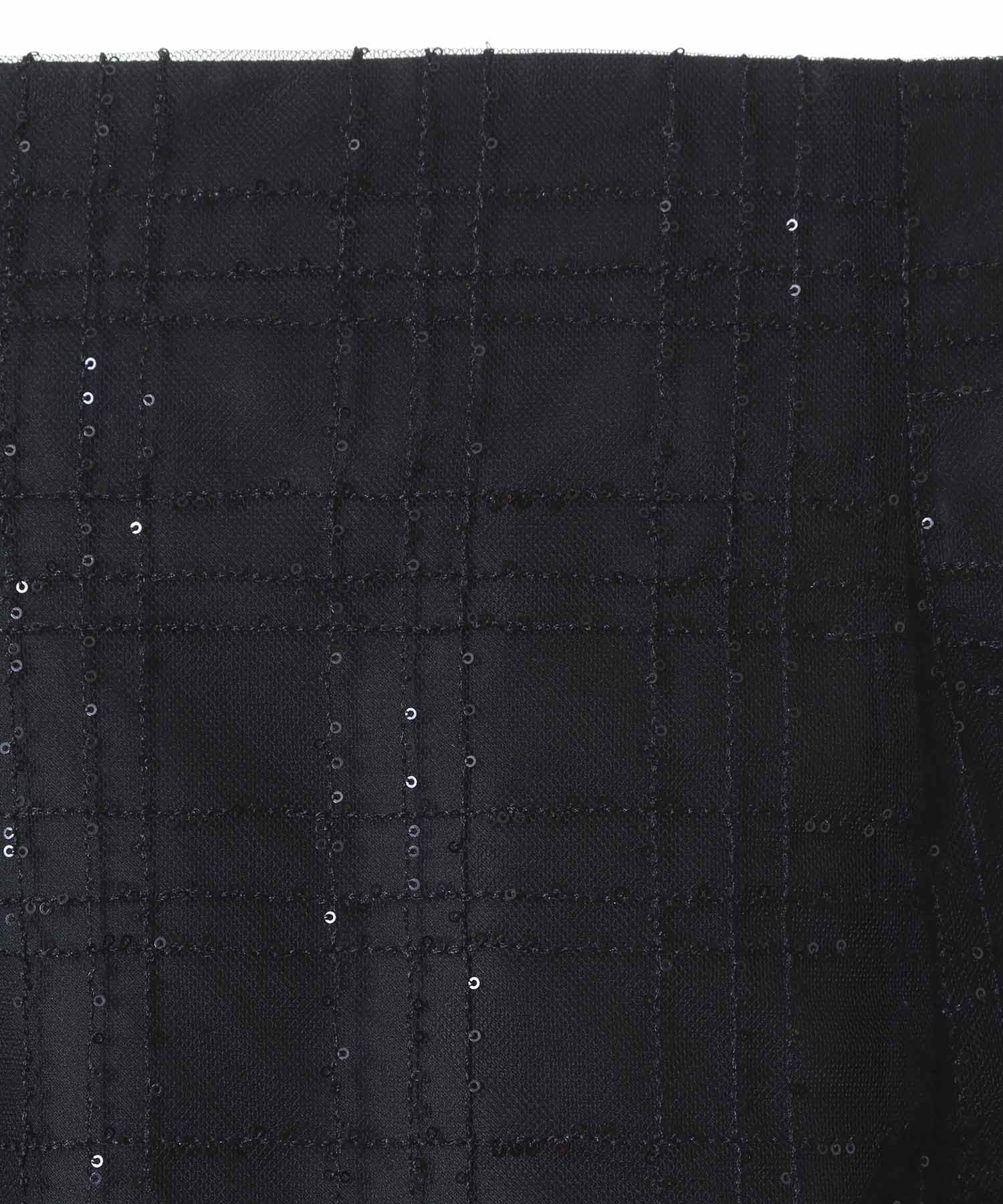 トランテアン ソン ドゥ モード 31 Sons de mode スパンコールチェックミニスカショーパン