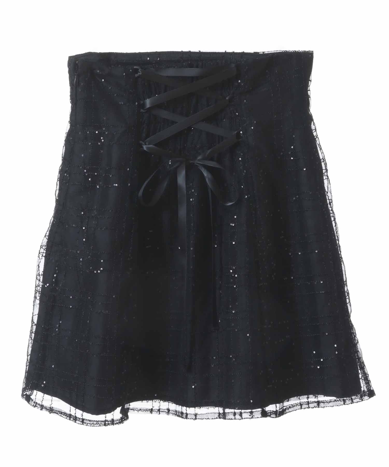 トランテアン ソン ドゥ モード 31 Sons de mode スパンコールチェックミニスカショーパン