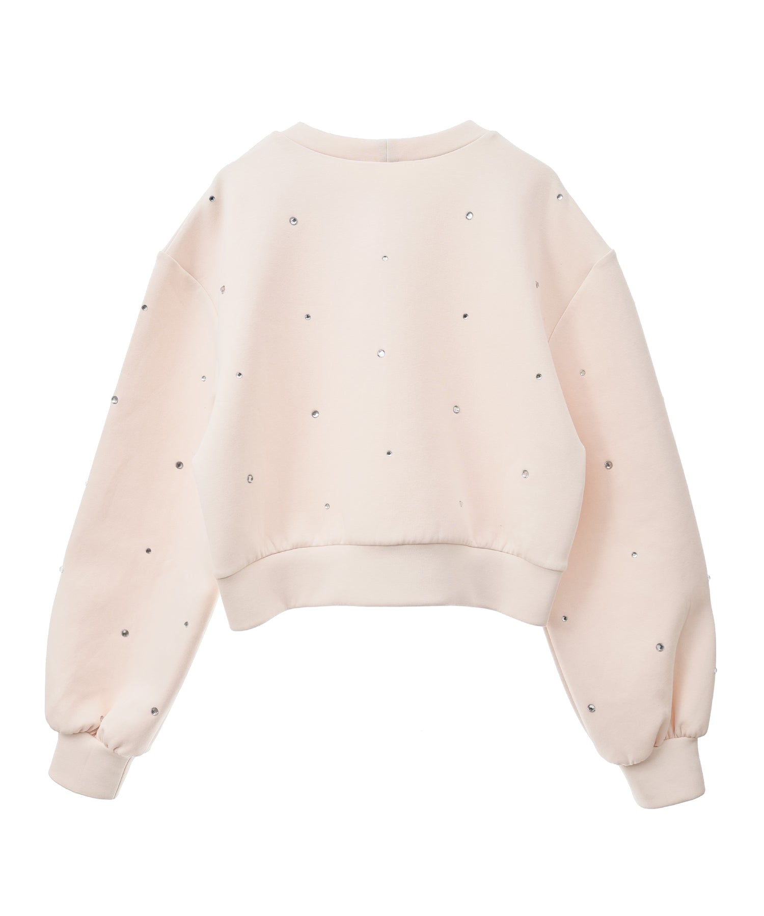 トランテアン ソン ドゥ モード 31 Sons de mode ビジュー付きダンボールスウェット (オフホワイト) オフホワイト