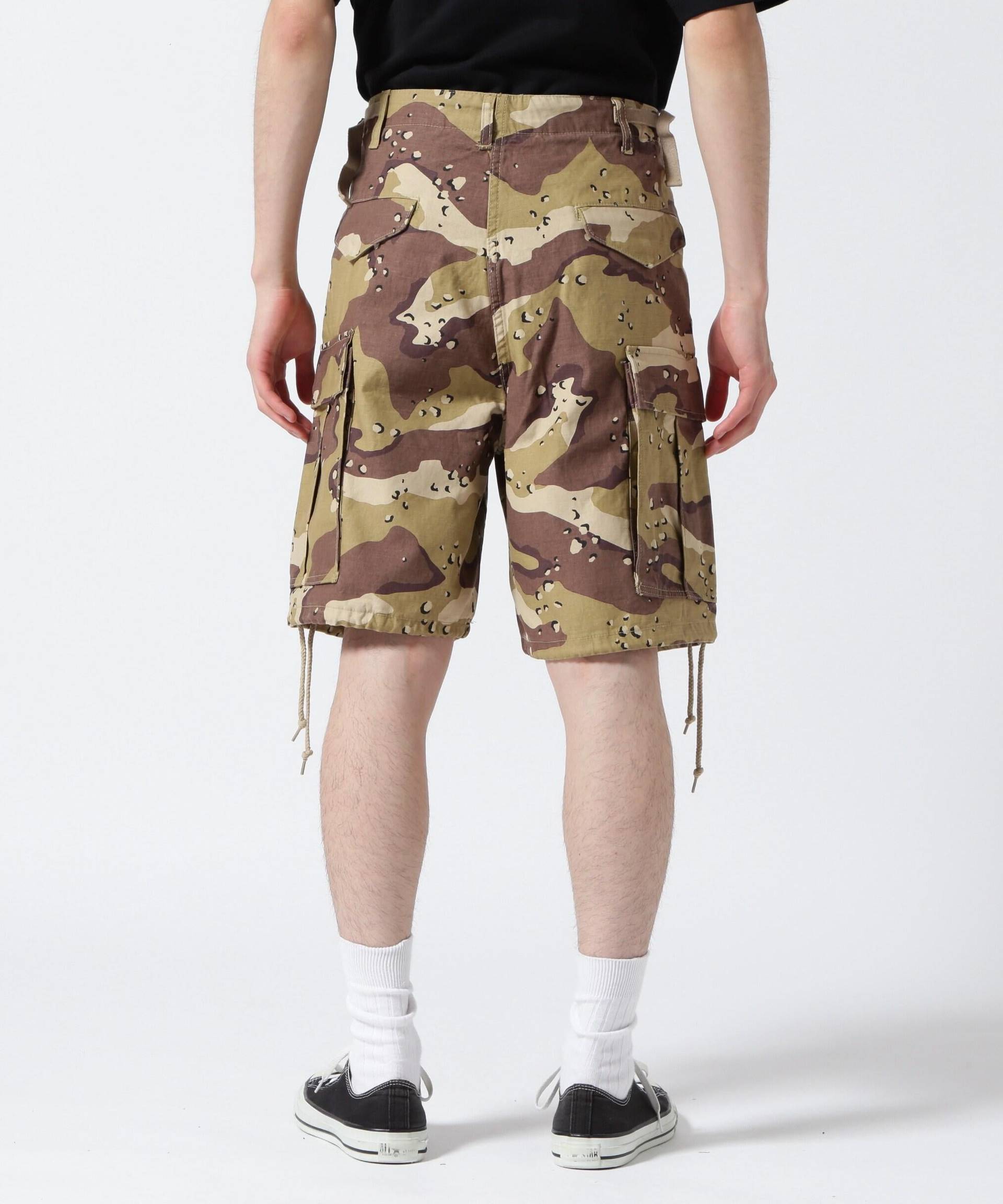 《WER&DEPOT限定》M-65 FATIGUE SHO>T PANTS / M-65 ファティーグ ショート パンツ / AVI>EX カーキカモ1