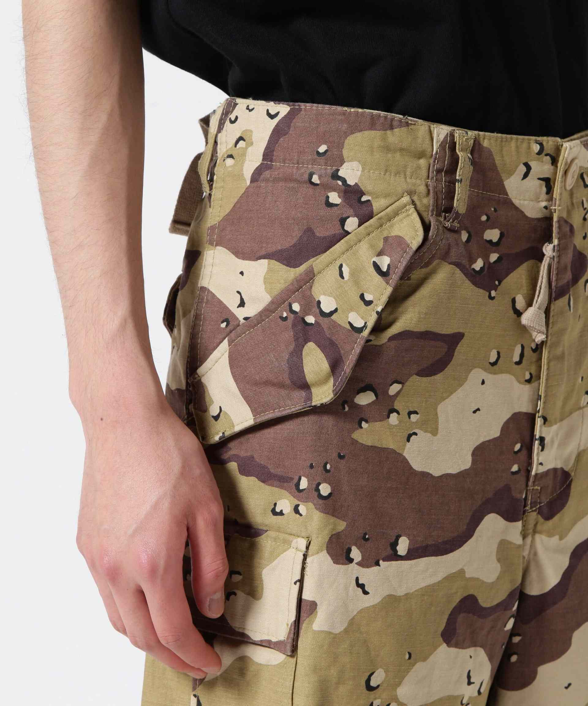《WER&DEPOT限定》M-65 FATIGUE SHO>T PANTS / M-65 ファティーグ ショート パンツ / AVI>EX カーキカモ1