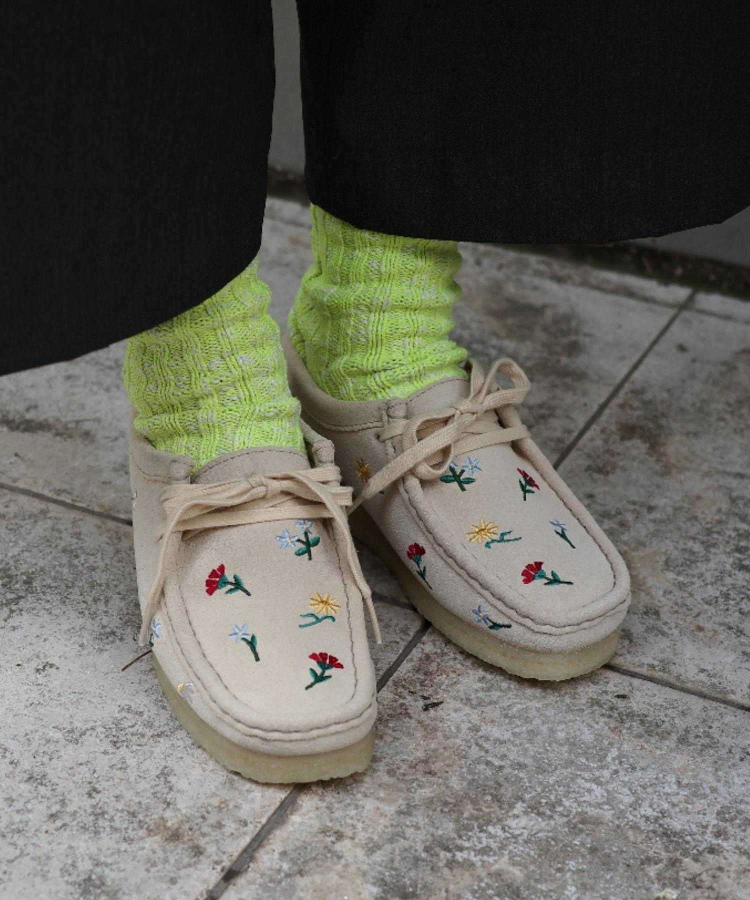 CLARKS/クラークス Wallabee Taupe Emb ワラビートープエンブロイダリー レディース ベージュ