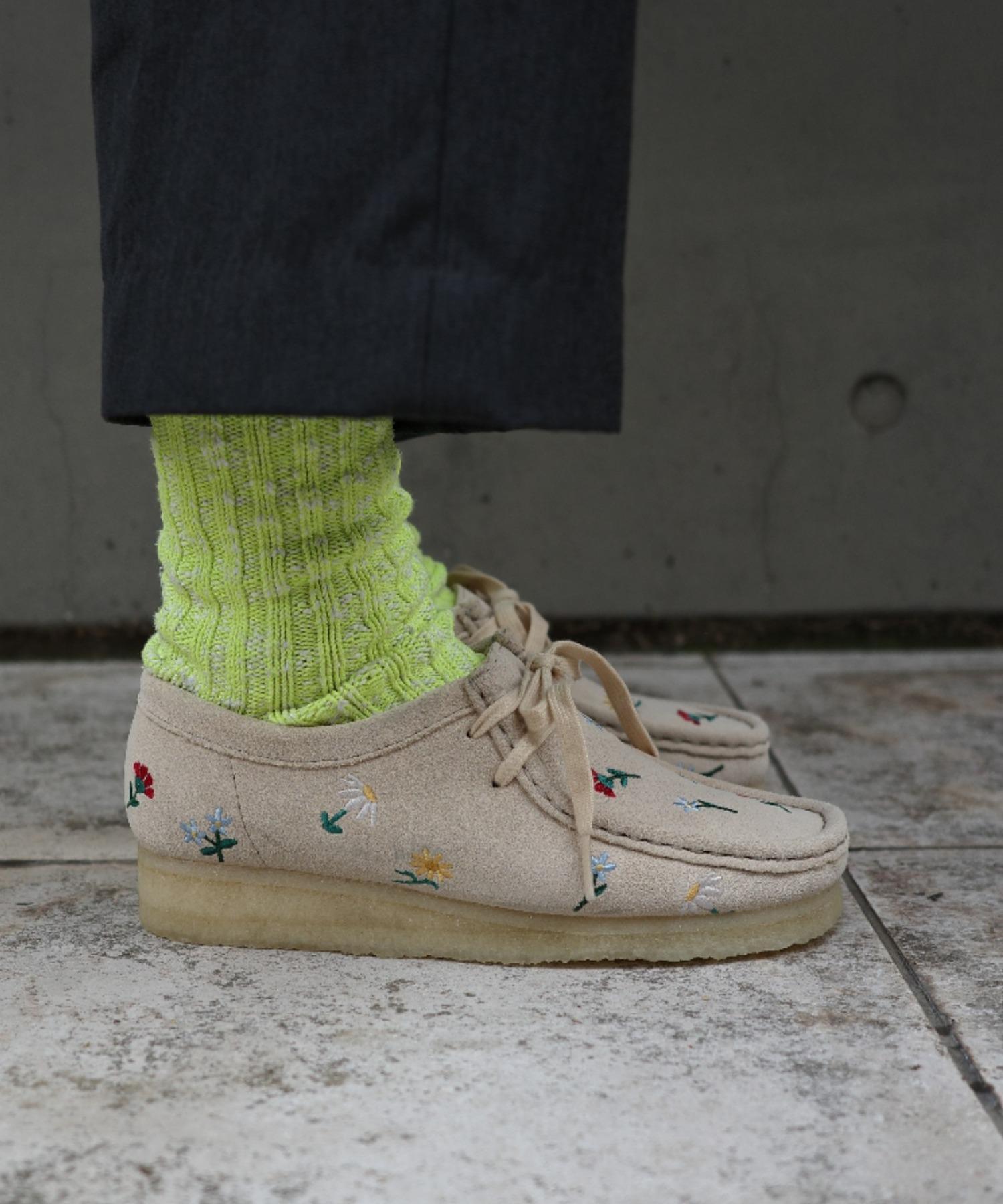 CLARKS/クラークス Wallabee Taupe Emb ワラビートープエンブロイダリー レディース ベージュ