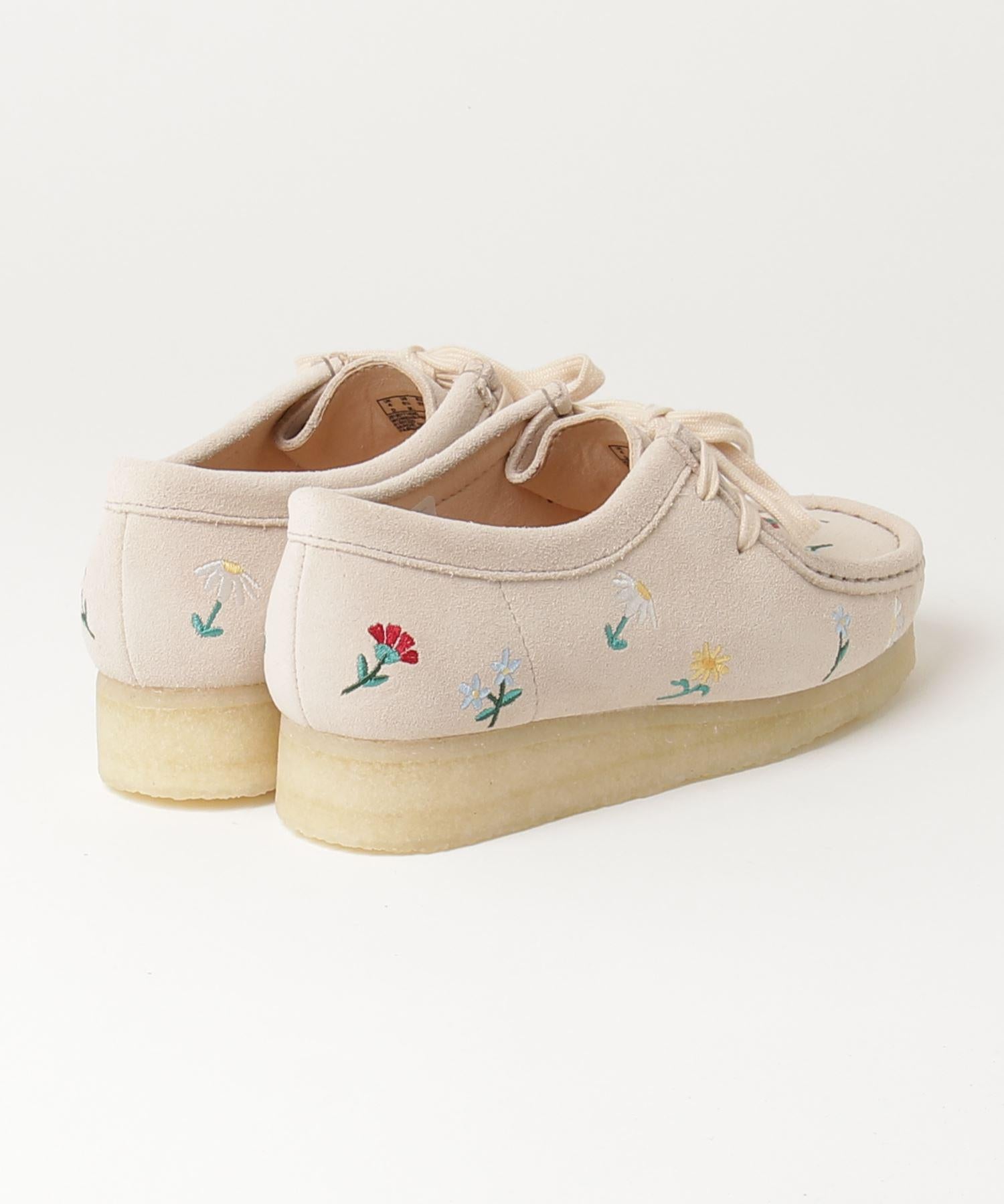 CLARKS/クラークス Wallabee Taupe Emb ワラビートープエンブロイダリー レディース ベージュ