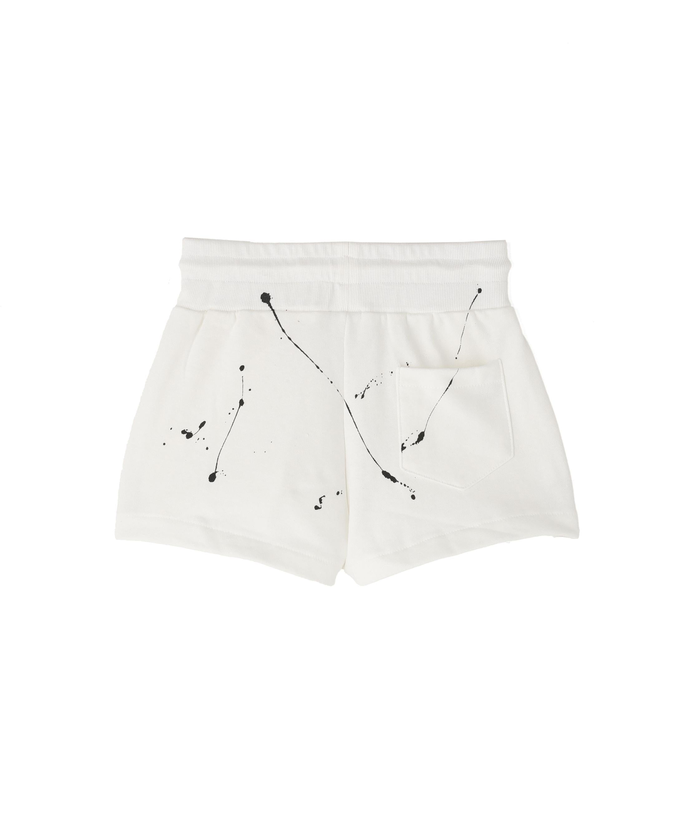 MITSUKI/ミツキ/ペイントショートパンツ ホワイト