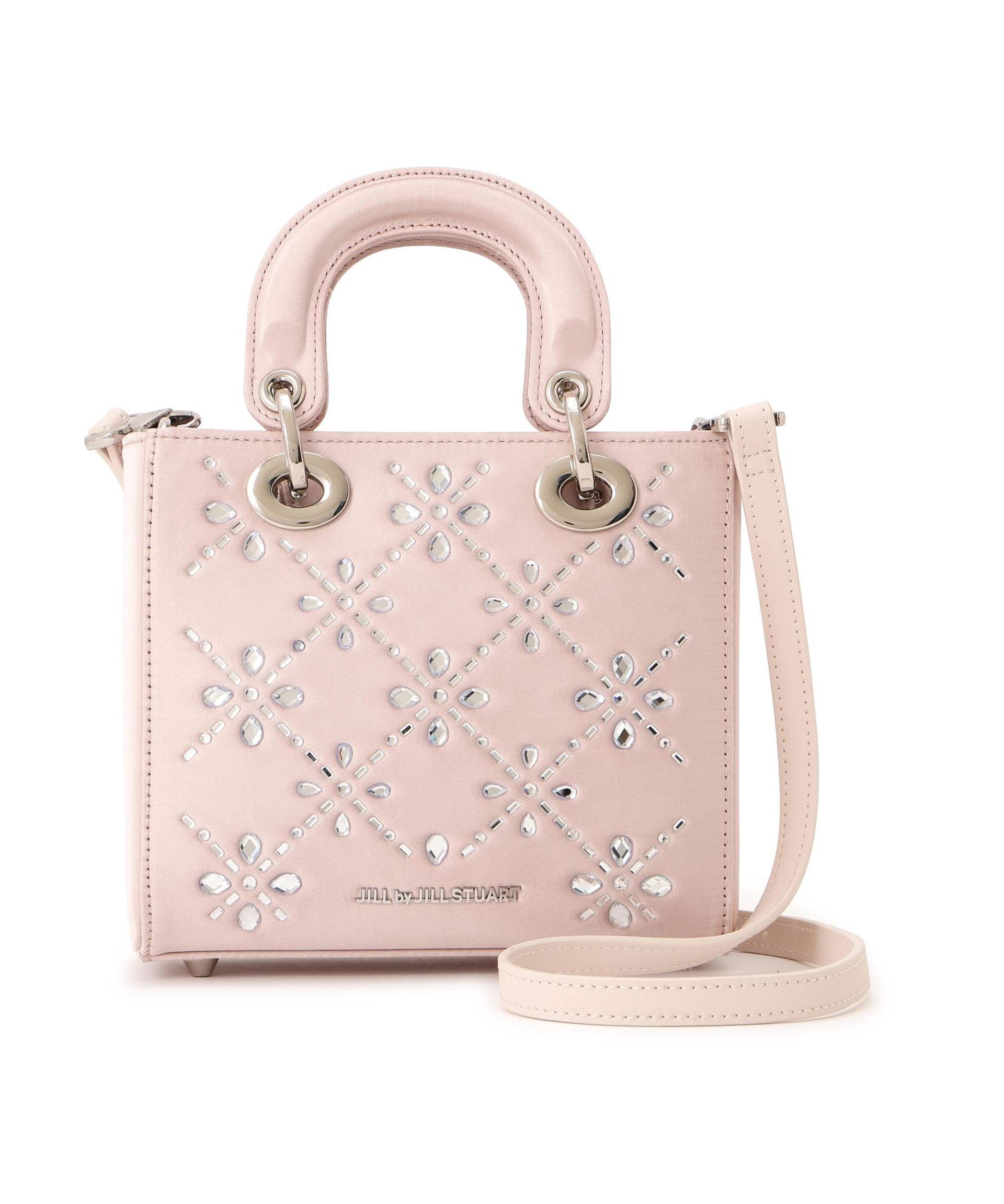 スプリンクルビジューバッグ ピンク