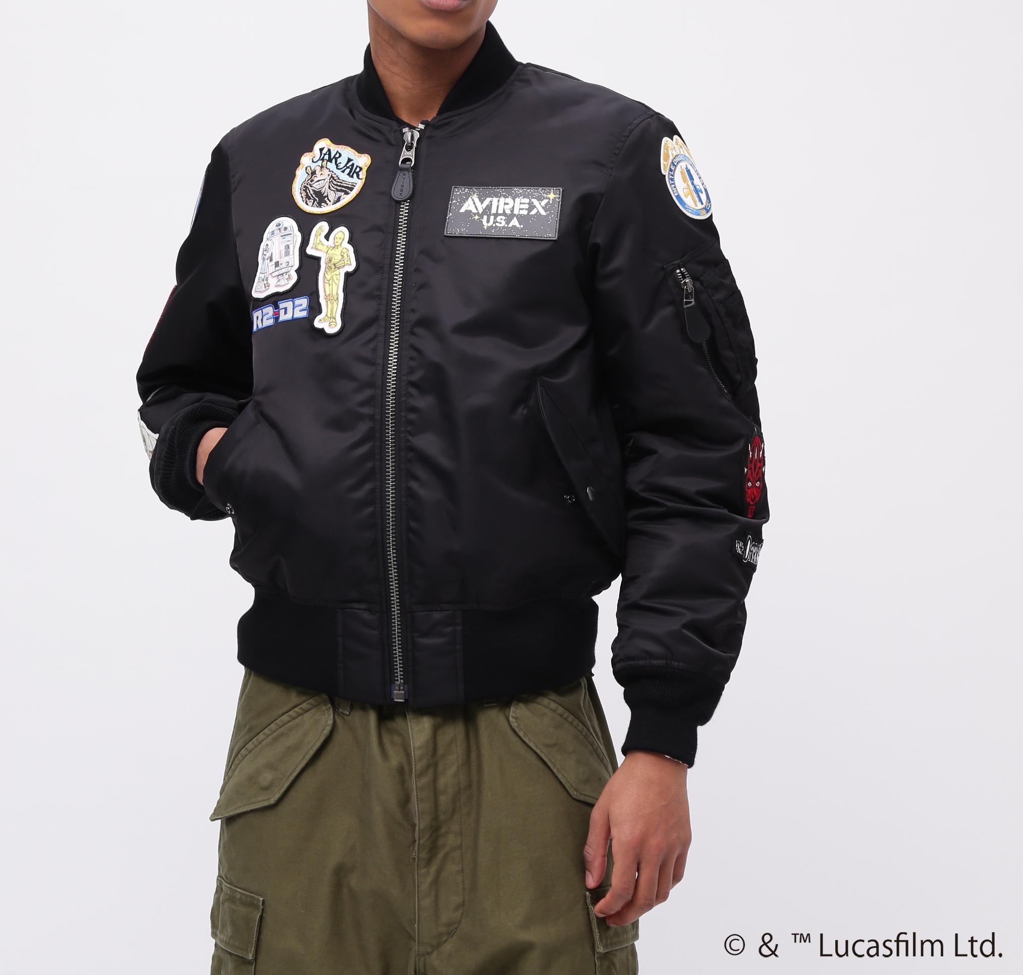 《STA> WA>S COLLECTION》FLIGHT JACKET MA-1 ブラック