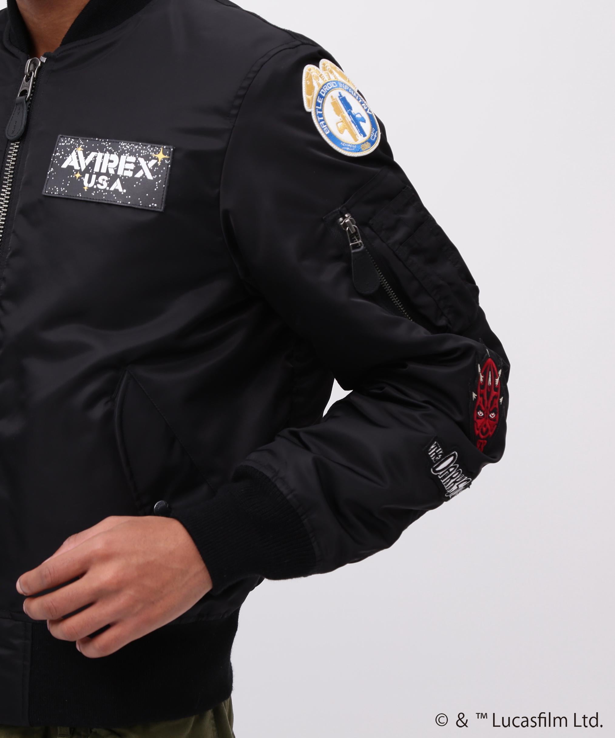 《STA> WA>S COLLECTION》FLIGHT JACKET MA-1 ブラック