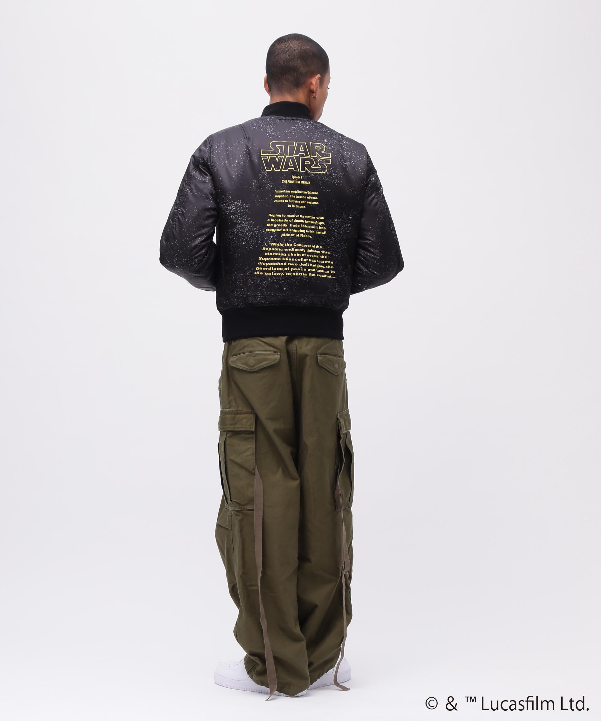 《STA> WA>S COLLECTION》FLIGHT JACKET MA-1 ブラック
