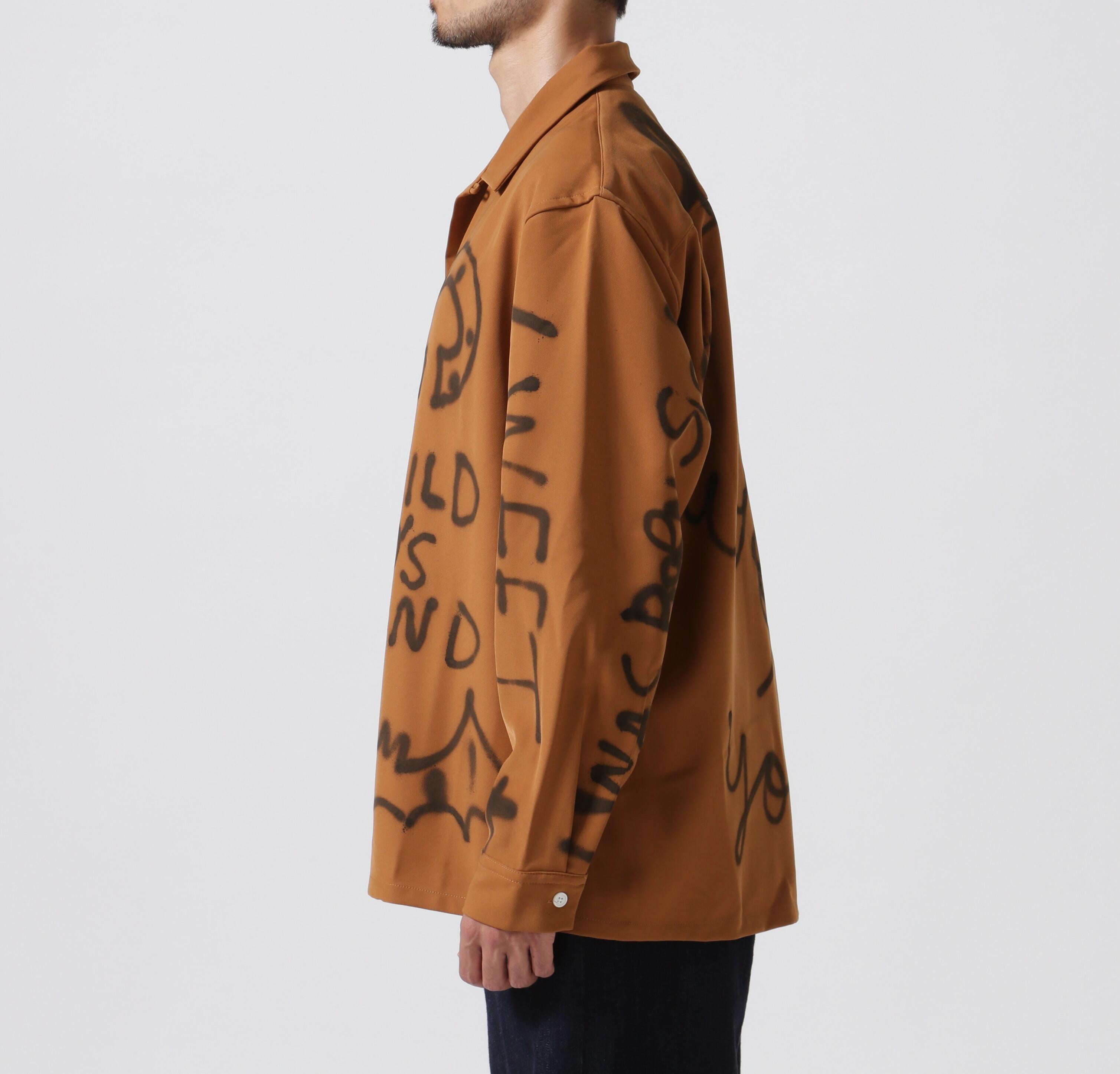 guenika/ゲルニカ/PAINT OPEN COLLA> SHI>T ブラウン