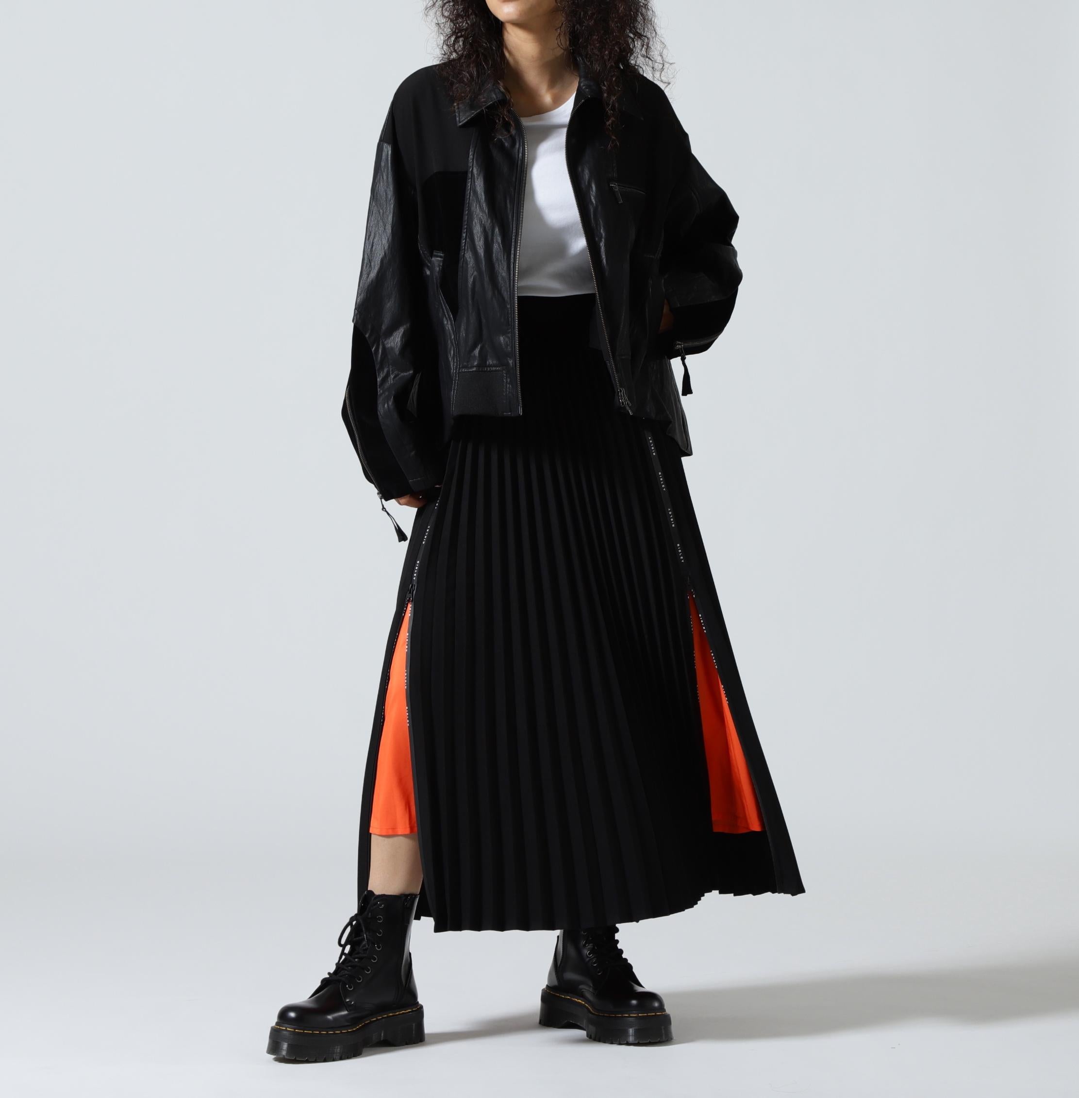 AULA AILA/アウラアイラ/BALLOON HEM BLOUSON ブラック