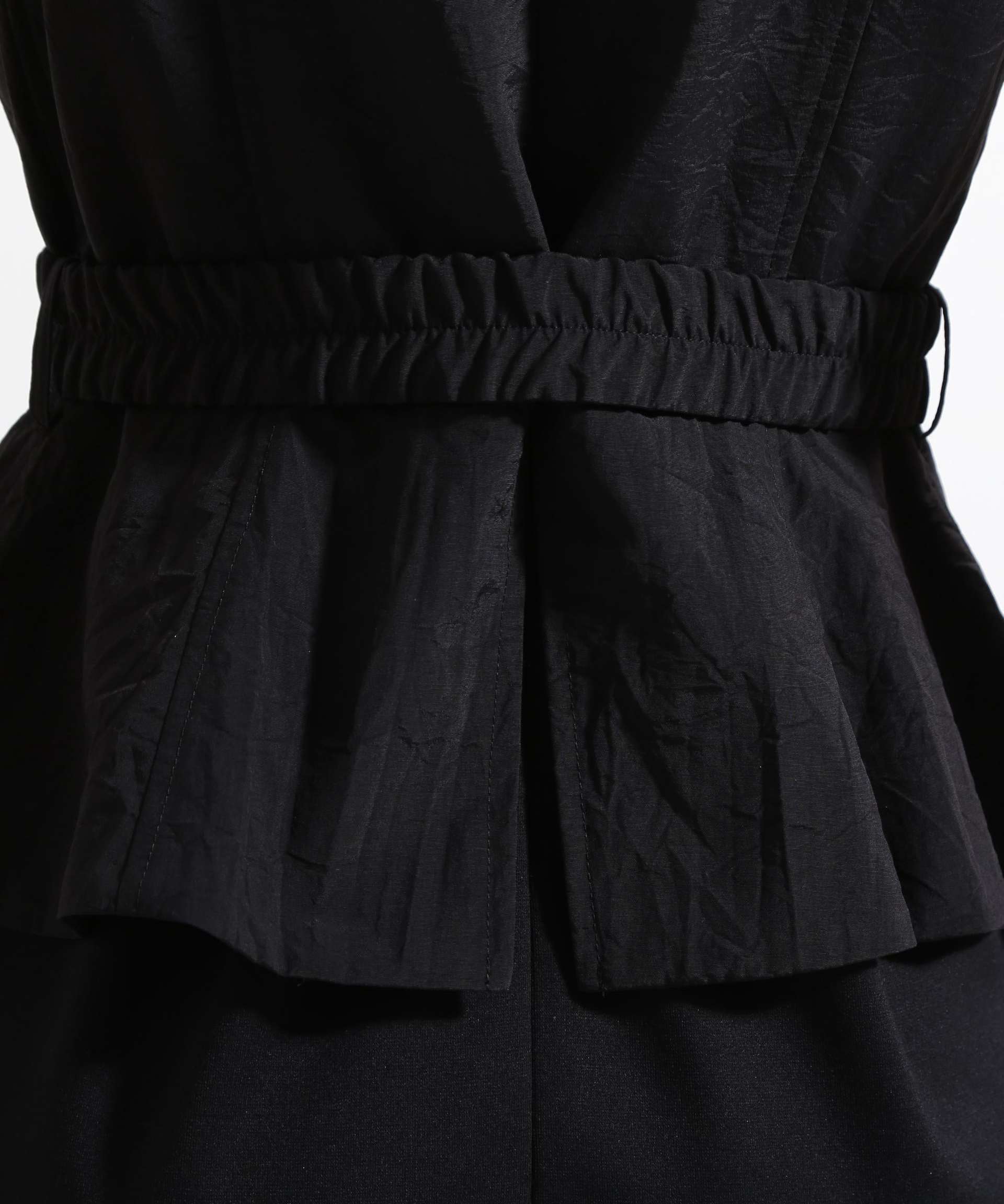 ◆ベアトップレイヤードワンピース ブラック