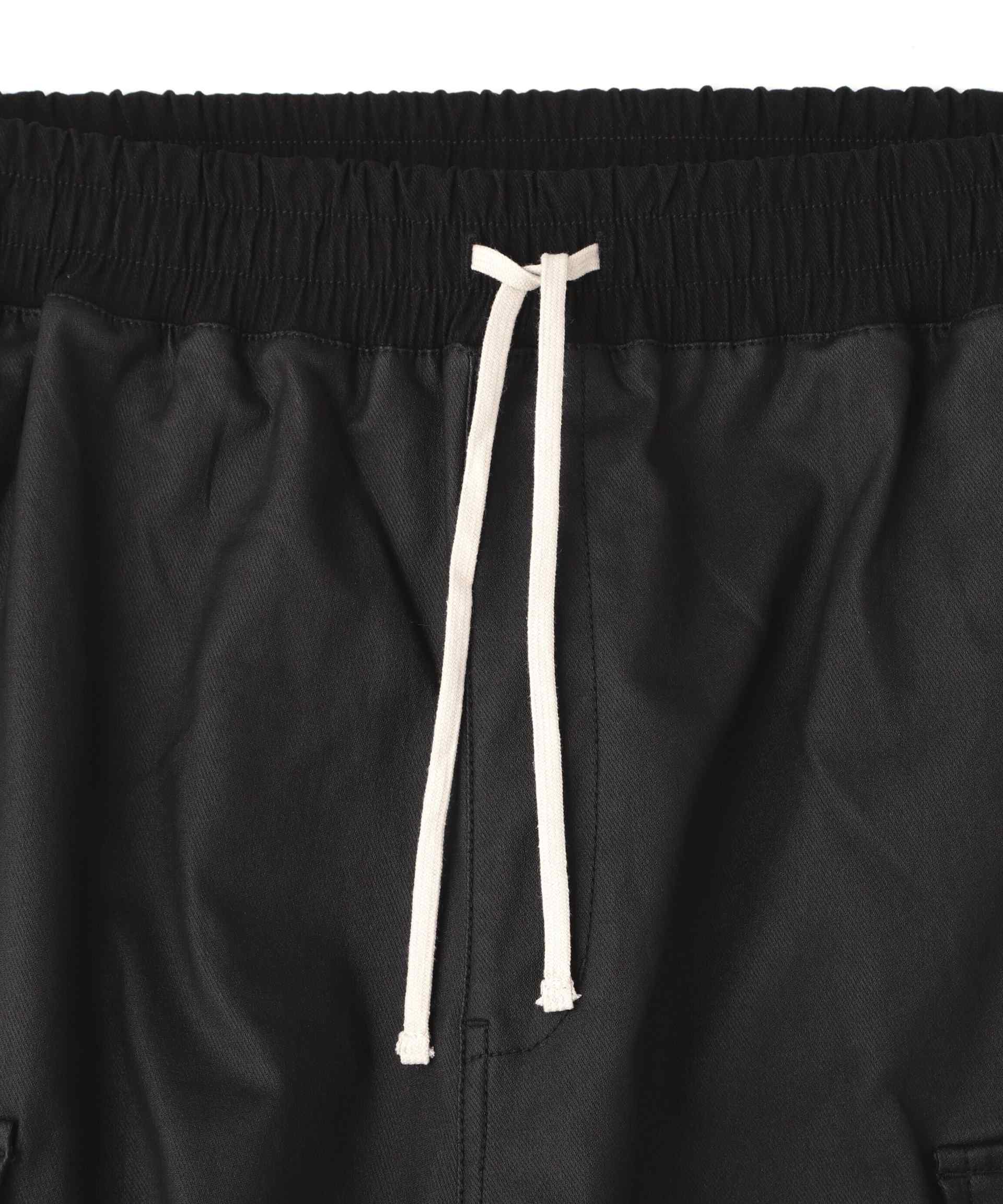 DankeSchon/ダンケシェーン/COATING WIDE POCKET CA>GO PANTS ブラック