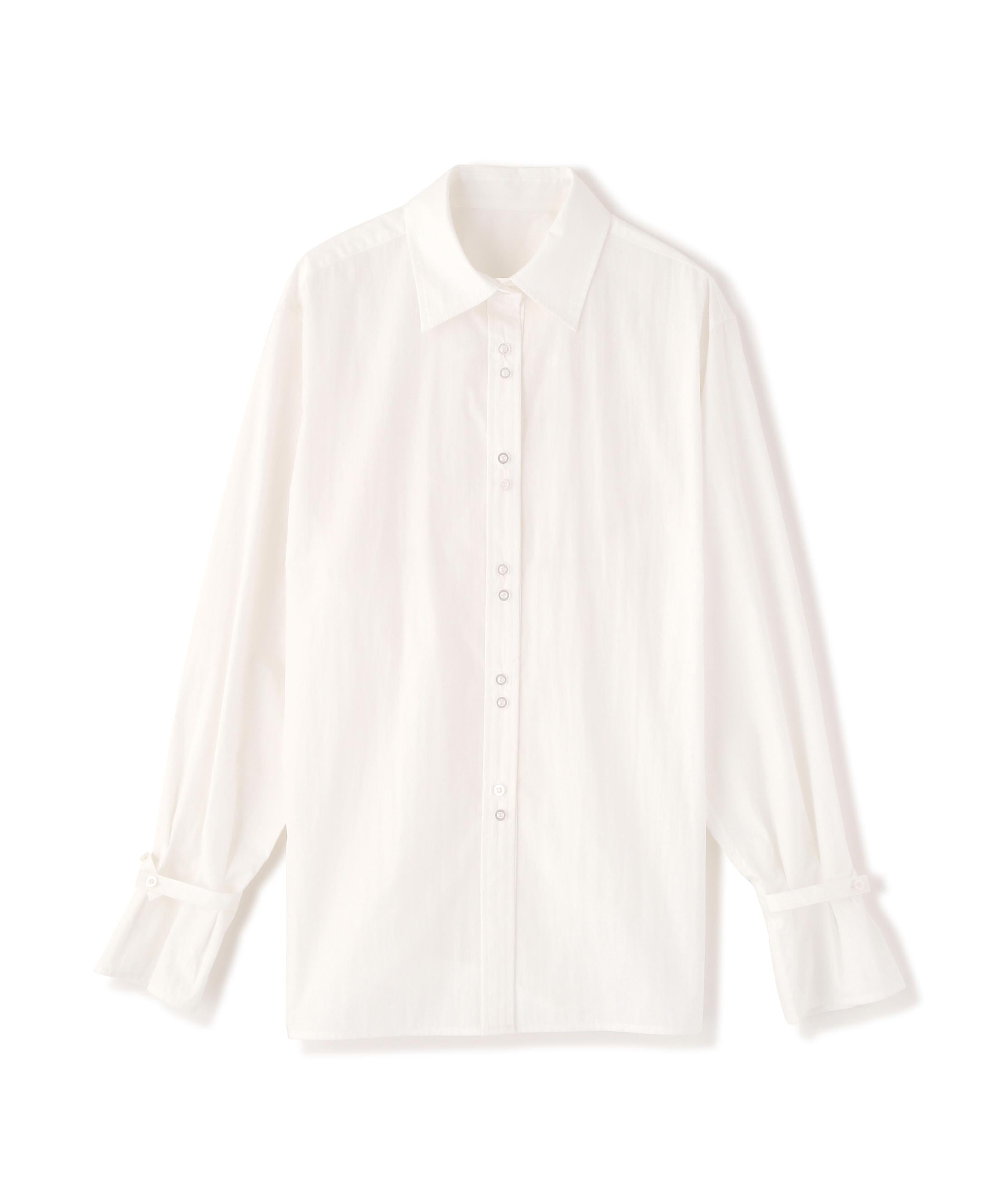 ウエストシェイプレースアップシャツ オフ