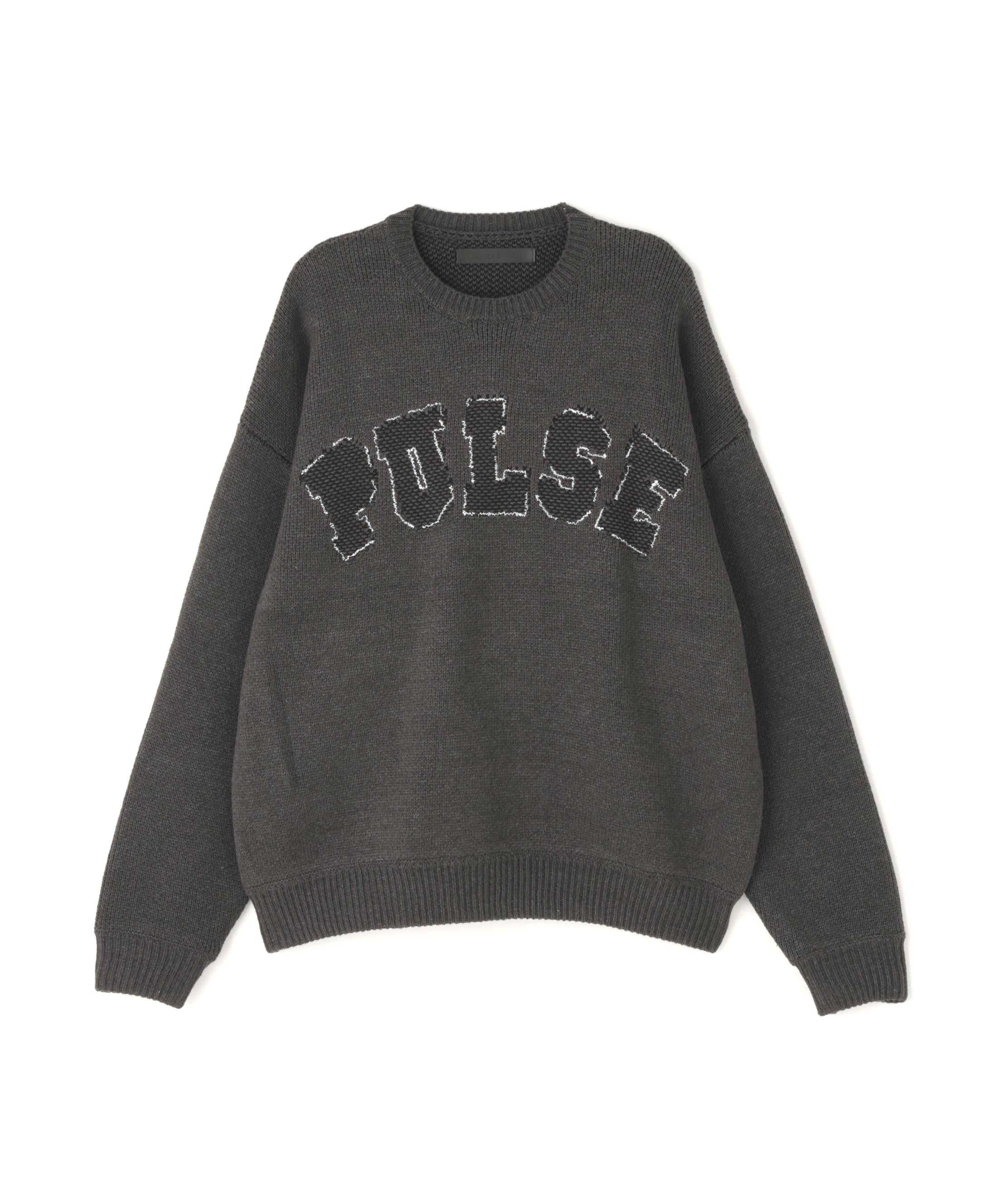 DankeSchon/ダンケシェーン/TC KNIT LOGO チャコール