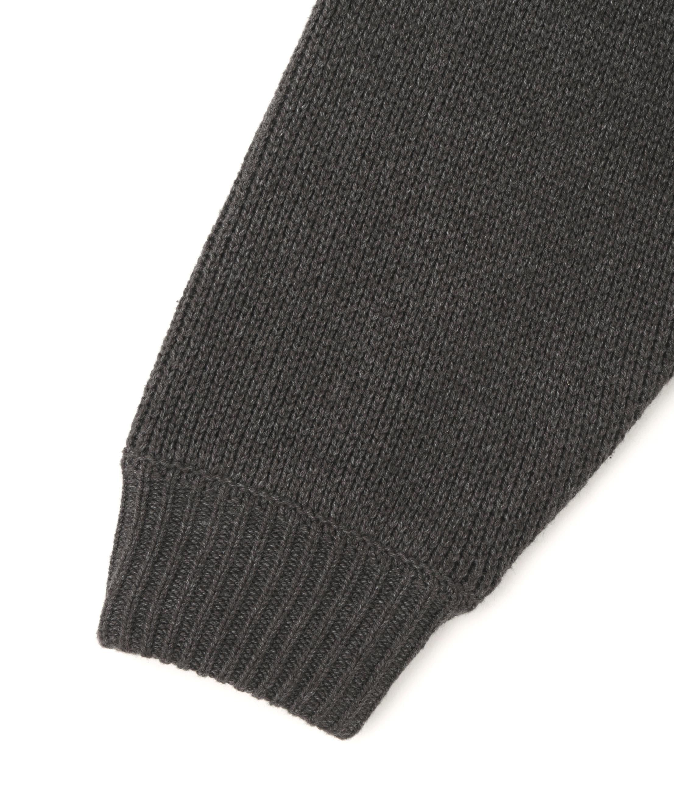 DankeSchon/ダンケシェーン/TC KNIT LOGO チャコール