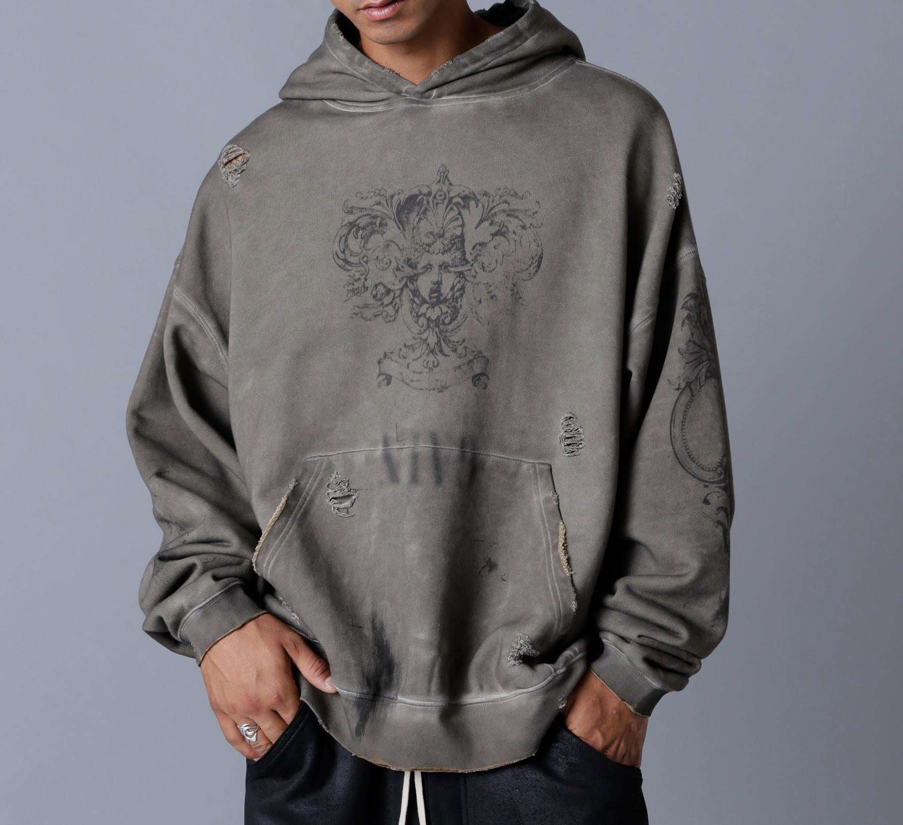 DankeSchon/ダンケシェーン/DankeSchon/ダンケシェーン/BURN HOODIE ベージュ