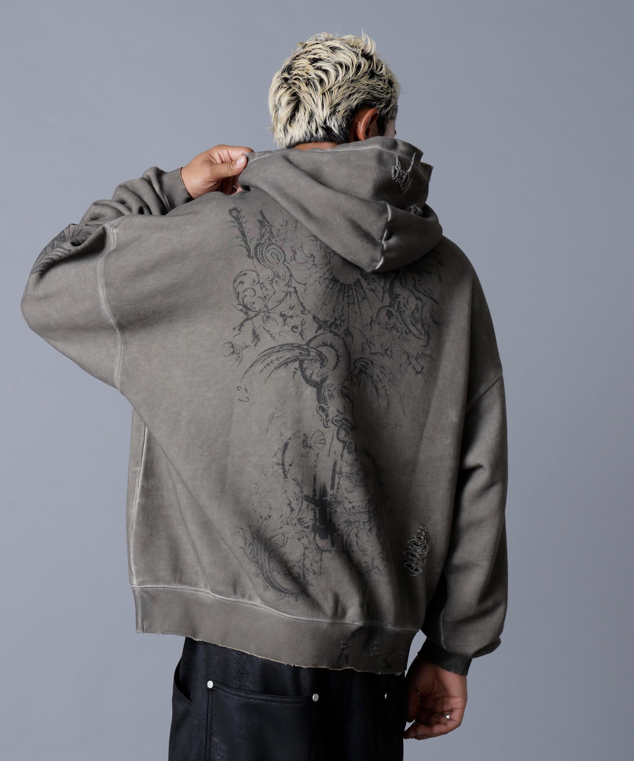DankeSchon/ダンケシェーン/DankeSchon/ダンケシェーン/BURN HOODIE ベージュ