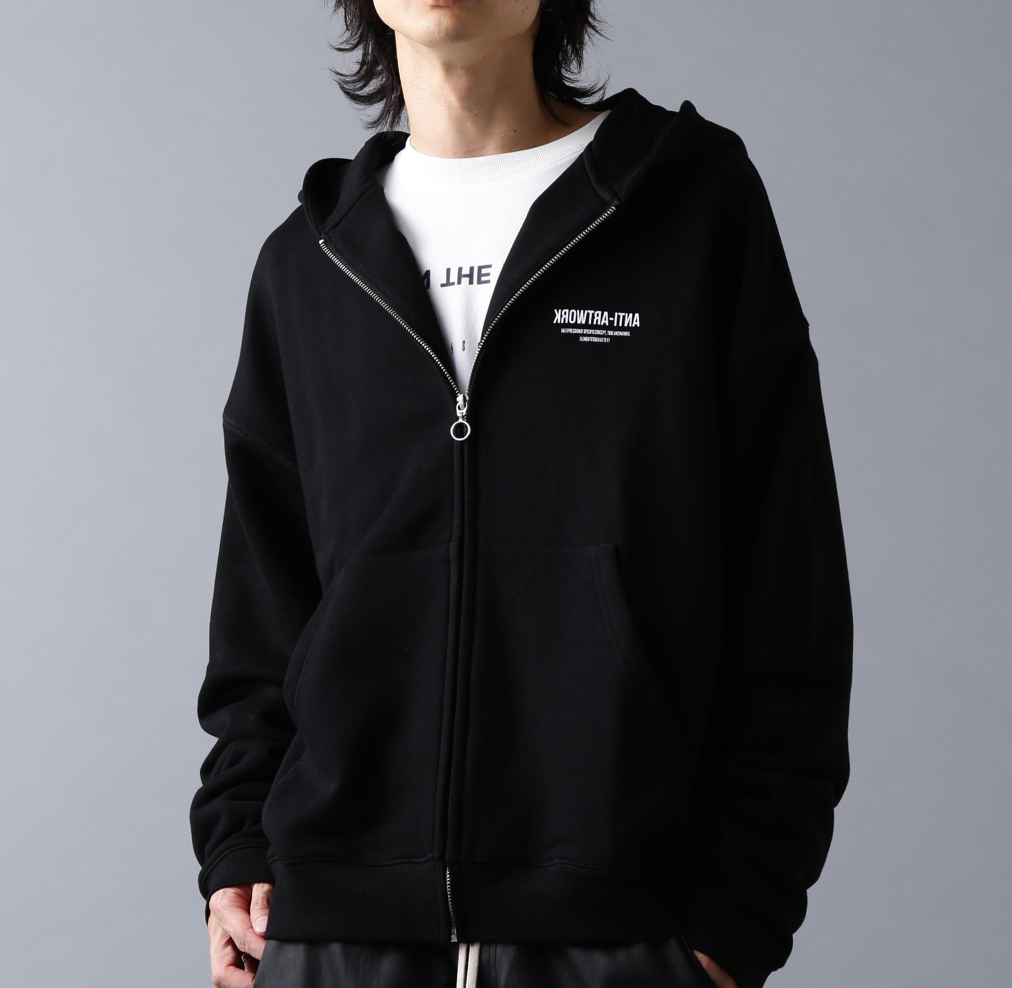 A4A/エーフォーエー/ZIP HOODIE COMEIN ブラック