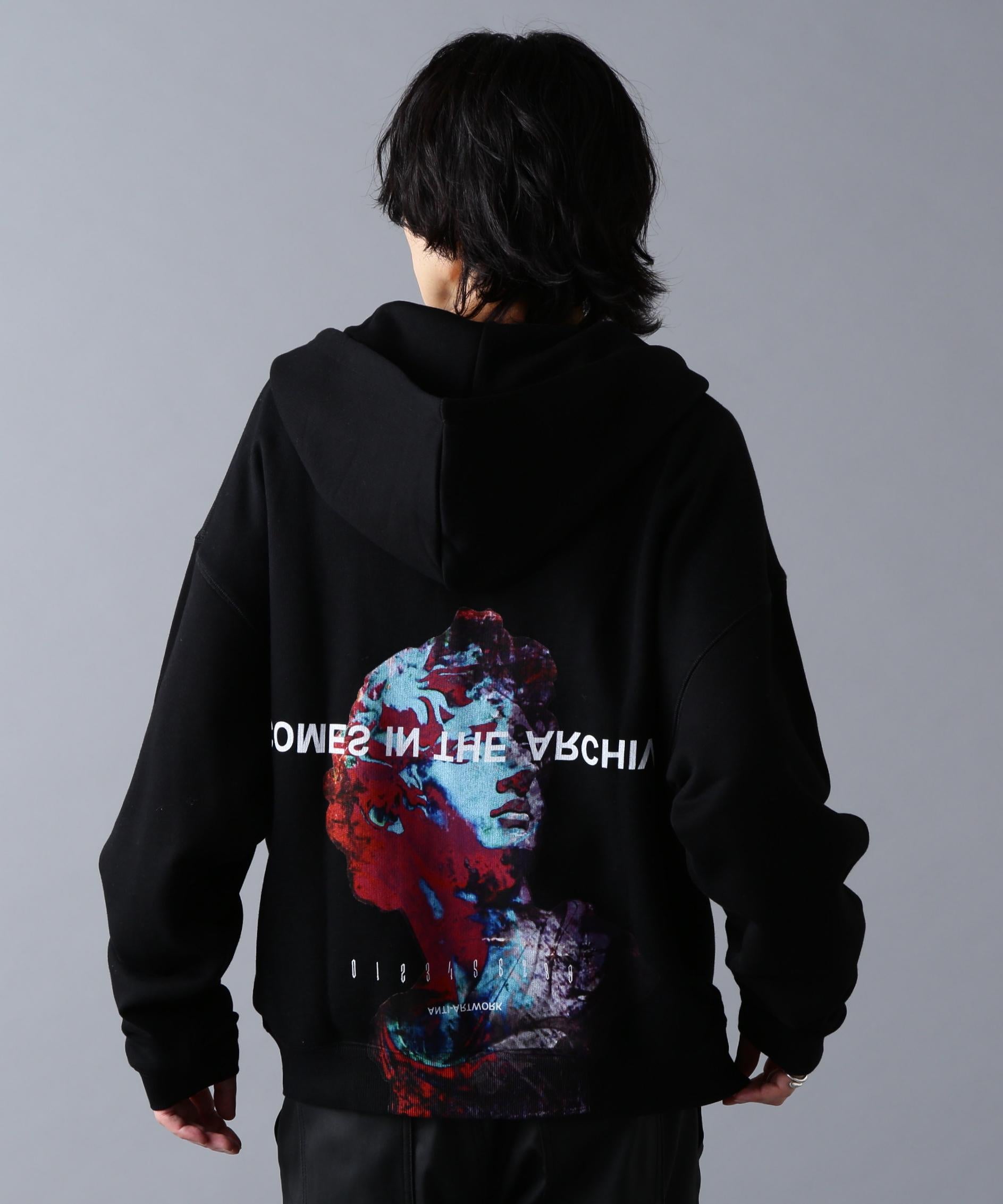 A4A/エーフォーエー/ZIP HOODIE COMEIN ブラック
