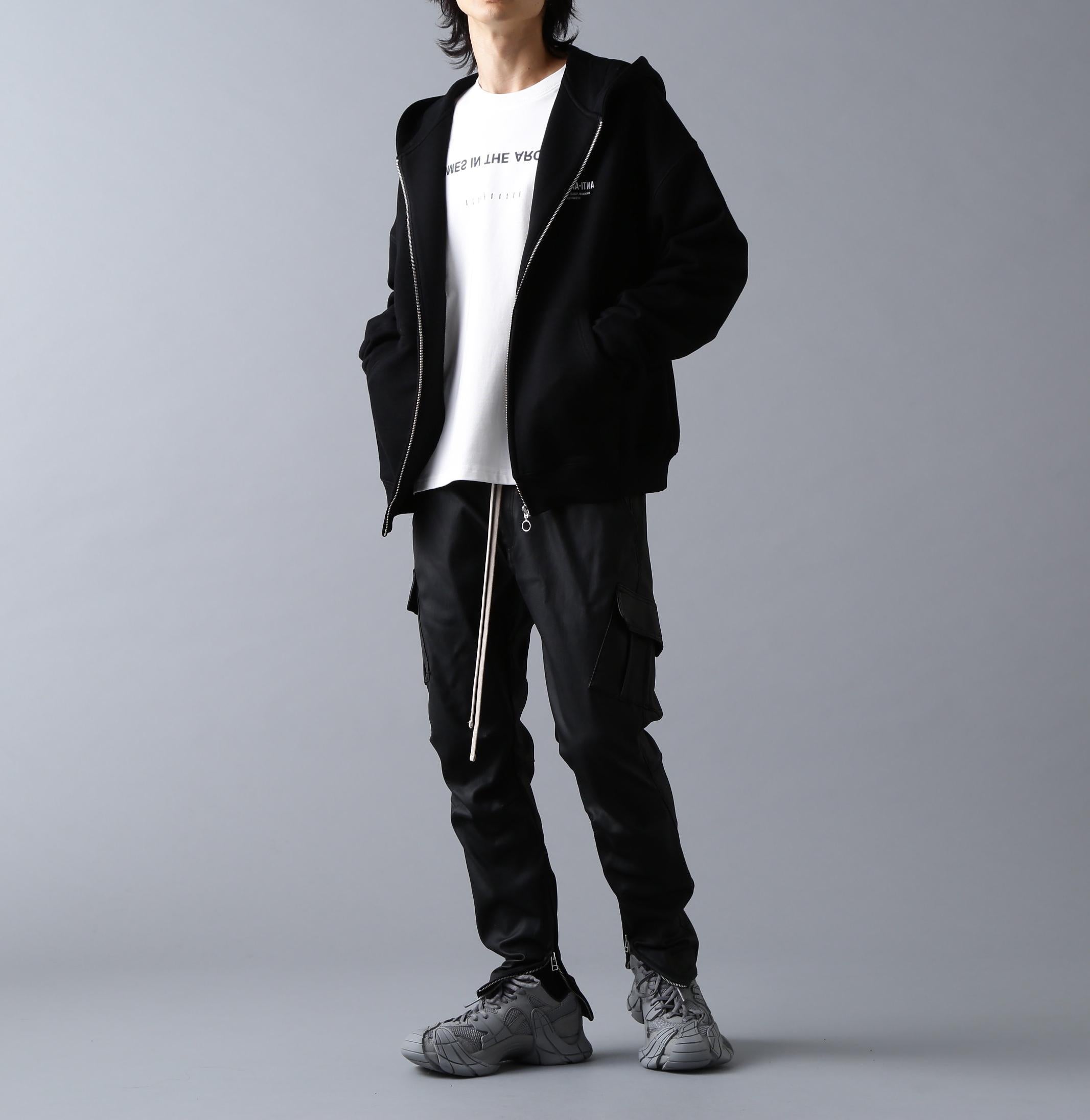 A4A/エーフォーエー/ZIP HOODIE COMEIN ブラック