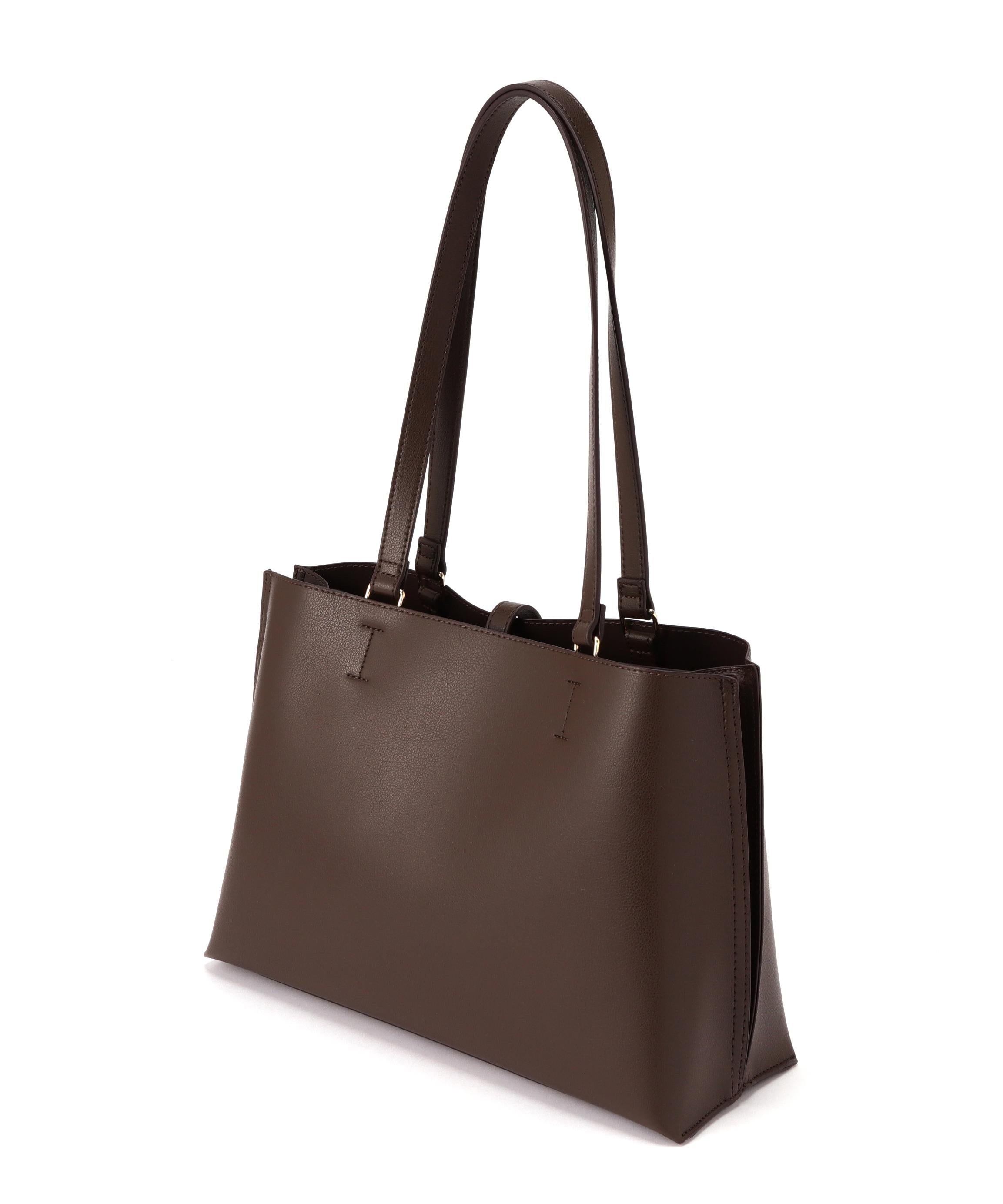 エブリデイラージトートバッグ カカオブラウン1