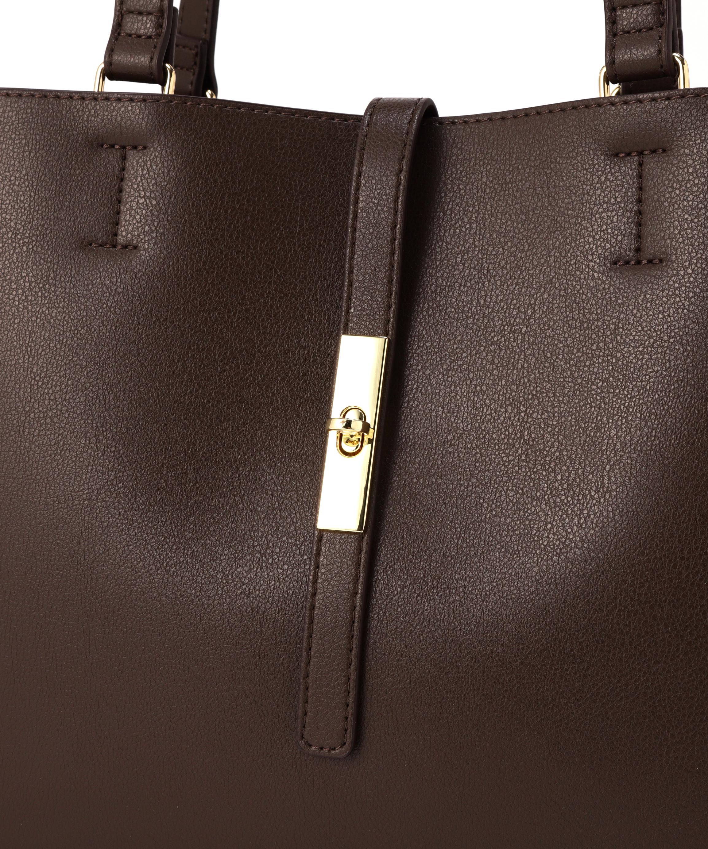 エブリデイラージトートバッグ カカオブラウン1