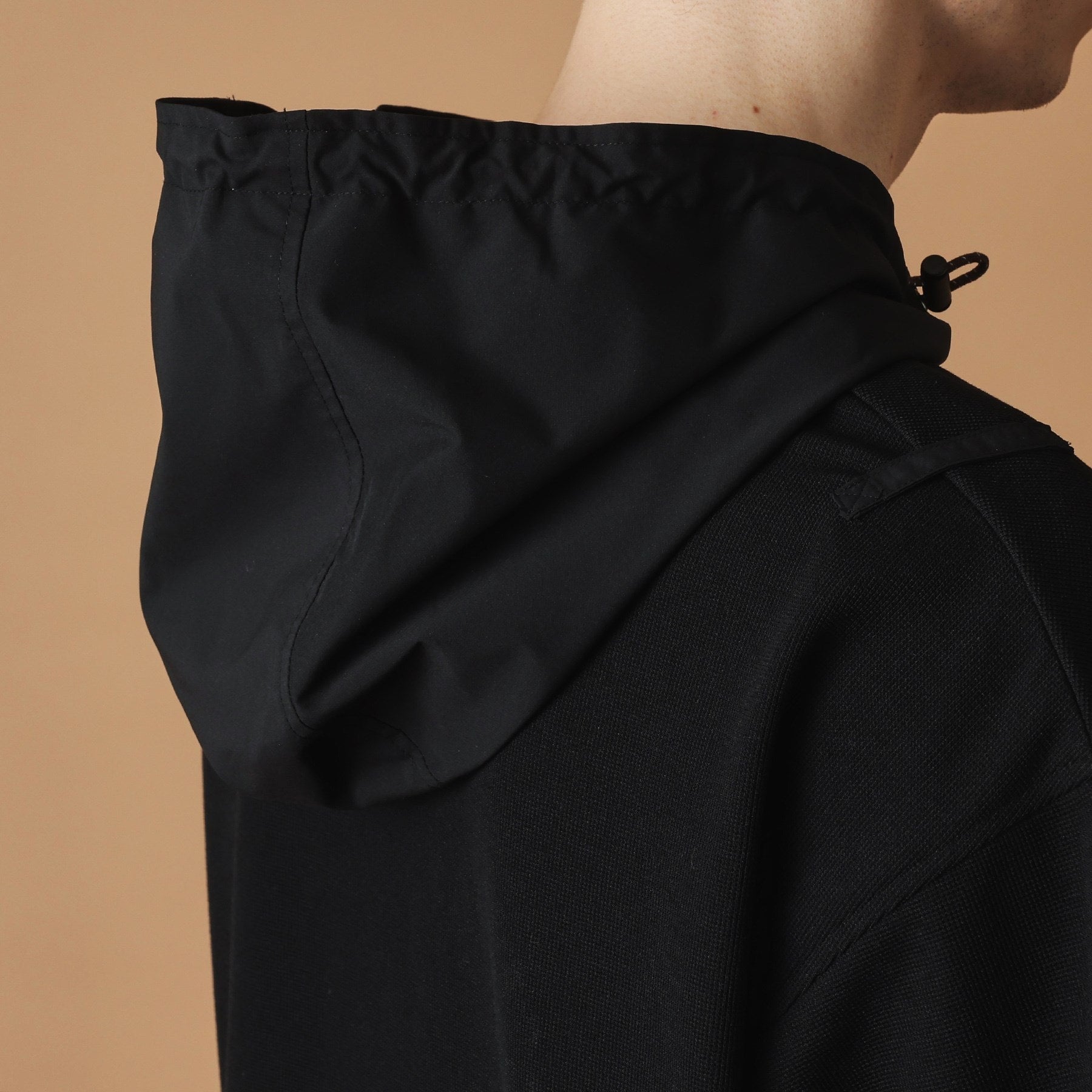 フォーティーカラッツアンドゴーニーゴ 40CARATS&525 フード付き半袖Tシャツ (ブラック(019)) ブラック(019)