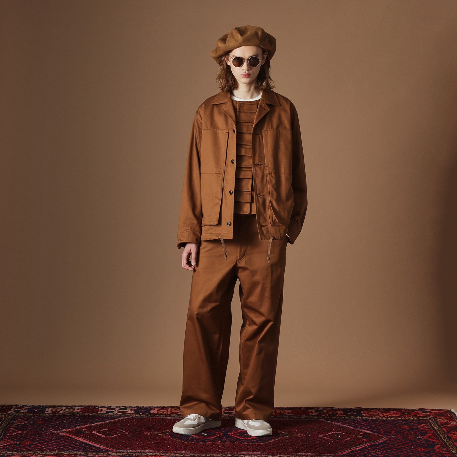 フォーティーカラッツアンドゴーニーゴ 40CARATS&525 【Sサイズ~】4パッチポケットコーチジャケット (ブラック(019)) ブラック(019)